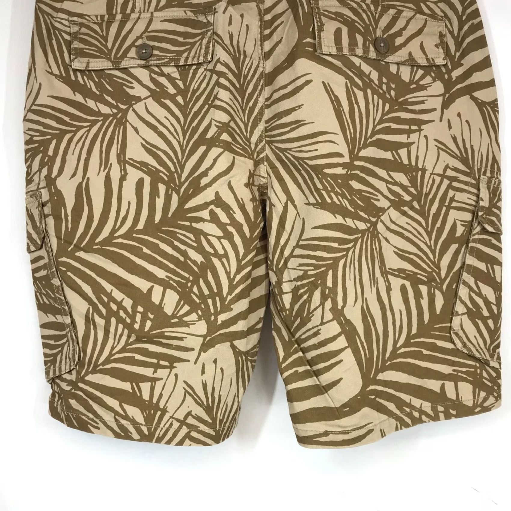 Vintage SUN + STONE Cargo Shorts Men's 36 TAN Cotton Blend Size US 36 / EU 52 - 6 Thumbnail