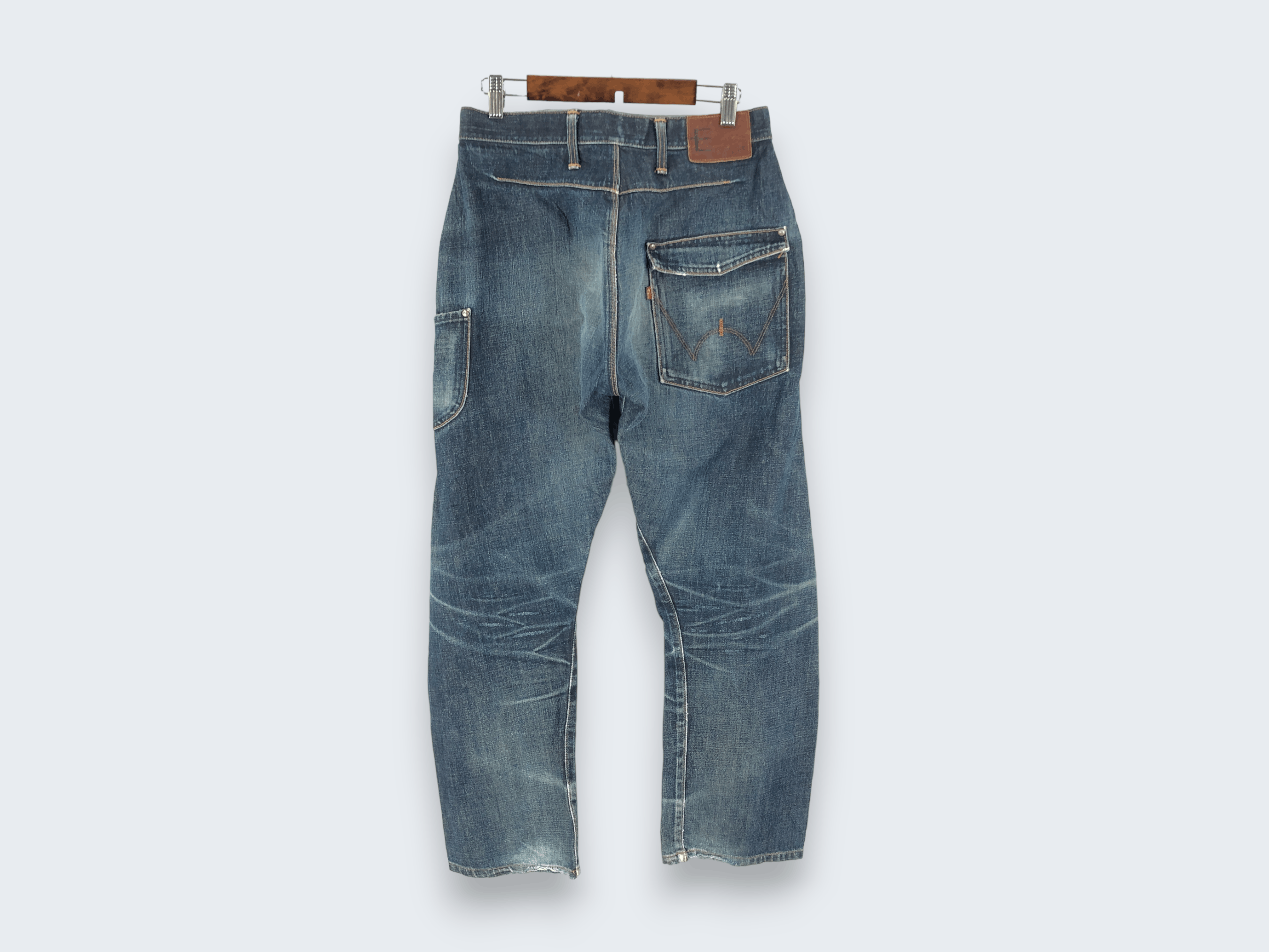 Edwin × Vintage 30 x 26.5 Vintage Edwin Jeans L1460 Size US 30 / EU 46 - 3 Thumbnail