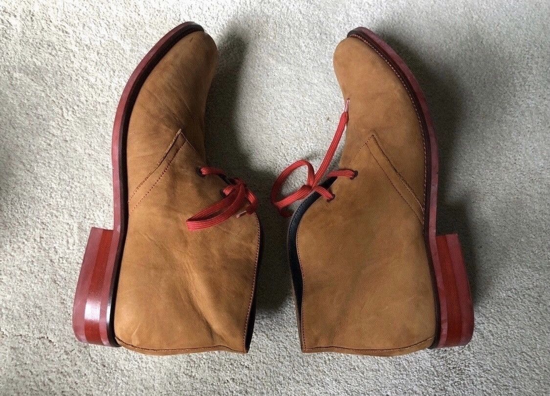 Donald Pliner Elios Tan Italian Nubuck Desert Boot Size US 10.5 / EU 43-44 - 1 Thumbnail