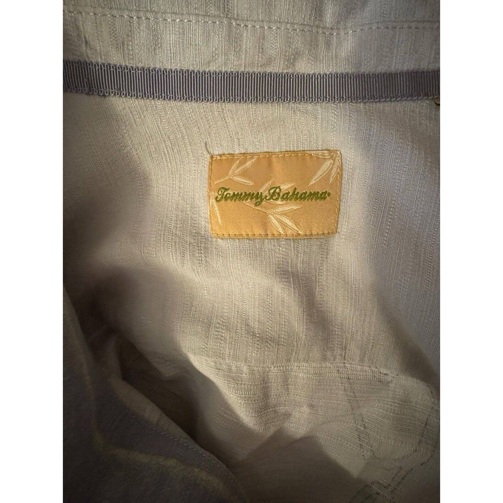 Tommy Bahama Tommy Bahama Silk Camp Shirt Men's Large Hawaiian Yellow Size US L / EU 52-54 / 3 - 7 Thumbnail