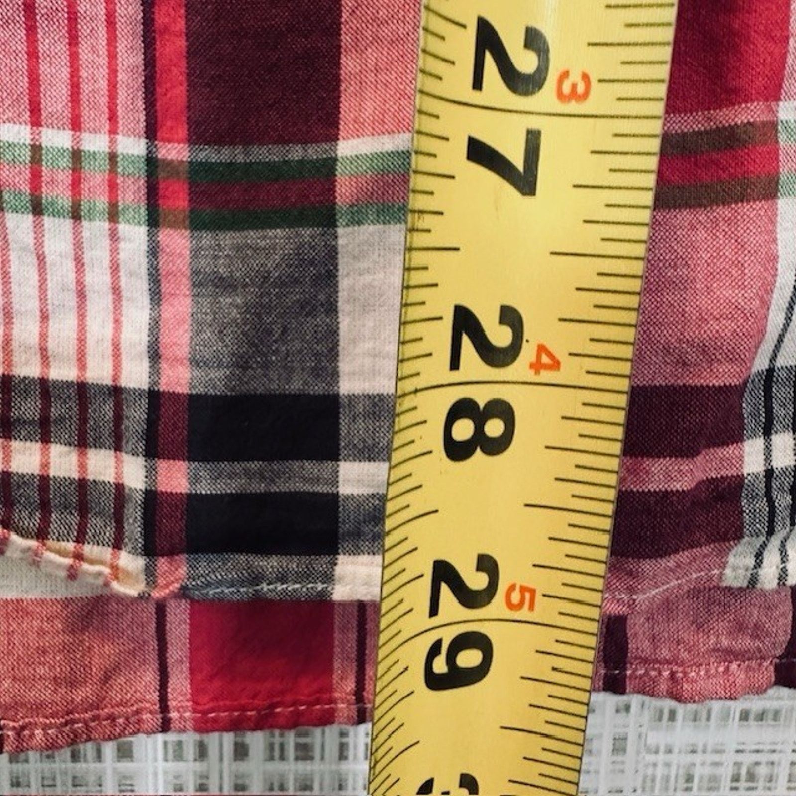 Brooks Brothers Brooks Brothers Red Fleece XL Button Shirt Red Plaid Cotton Size US XL / EU 56 / 4 - 7 Thumbnail