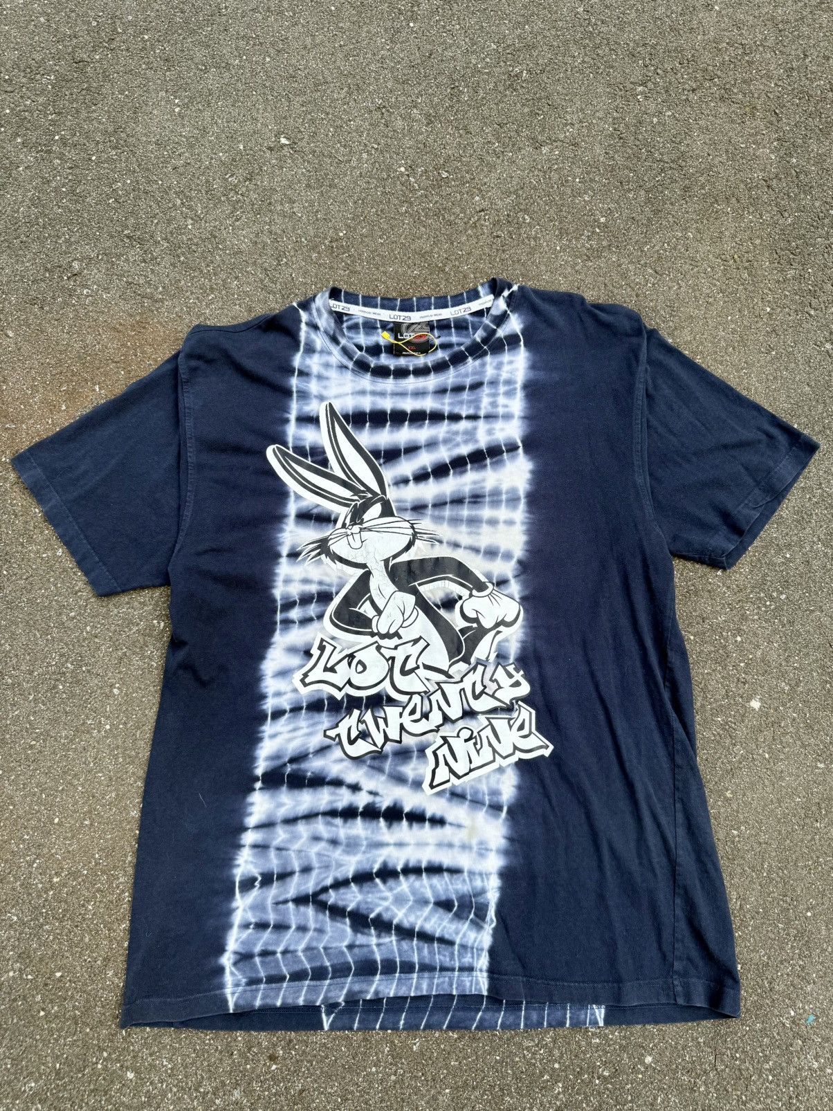 Warner Bros Vintage 2007 Lot29 Looney Tunes Bugs Bunny Tie Dye Shirt Size US XXL / EU 58 / 5 - 1 Thumbnail