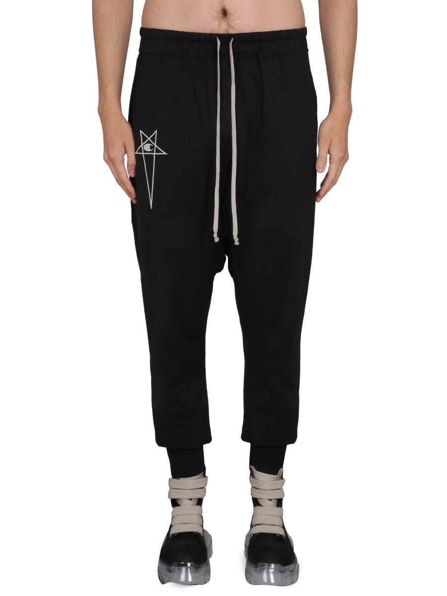 Rick Owens o1mris0824 Drawstring Pants in Black Size US 28 / EU 44 - 5 Thumbnail