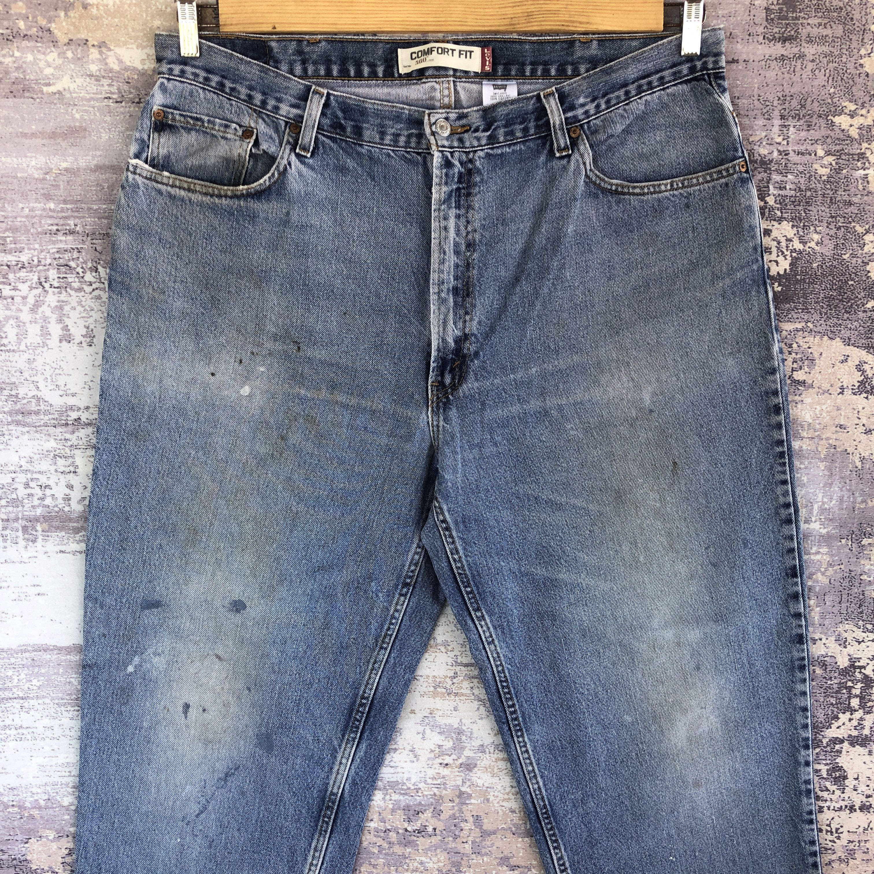 Levi's Vintage Y2K Levis 560 Light Wash Jeans Levi's Faded Denim Size US 40 / EU 56 - 3 Thumbnail