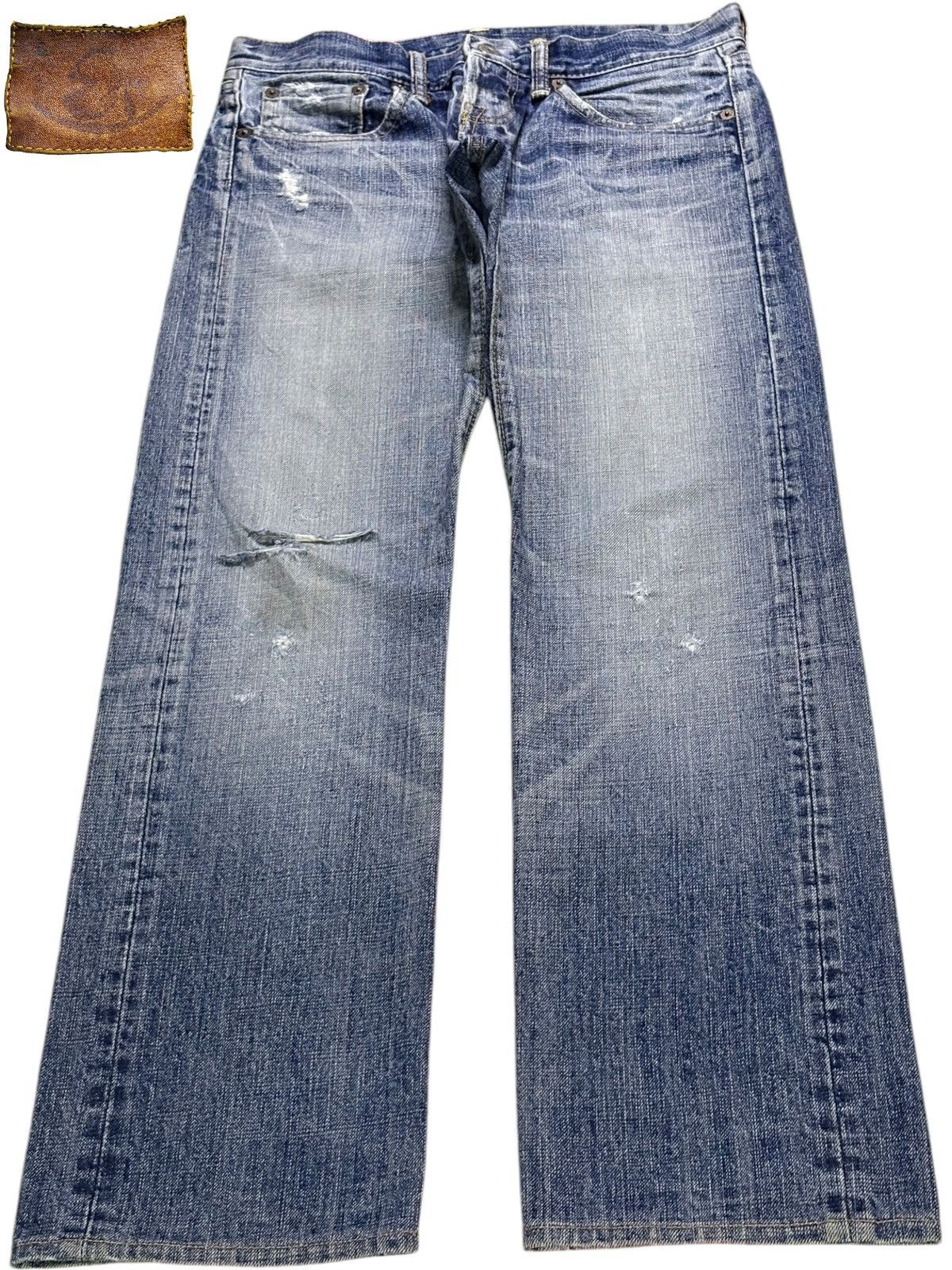 Eternal × Japanese Brand Vintage Japanese Eternal Mud Wash Distressed Jeans Size US 29 - 1 Thumbnail