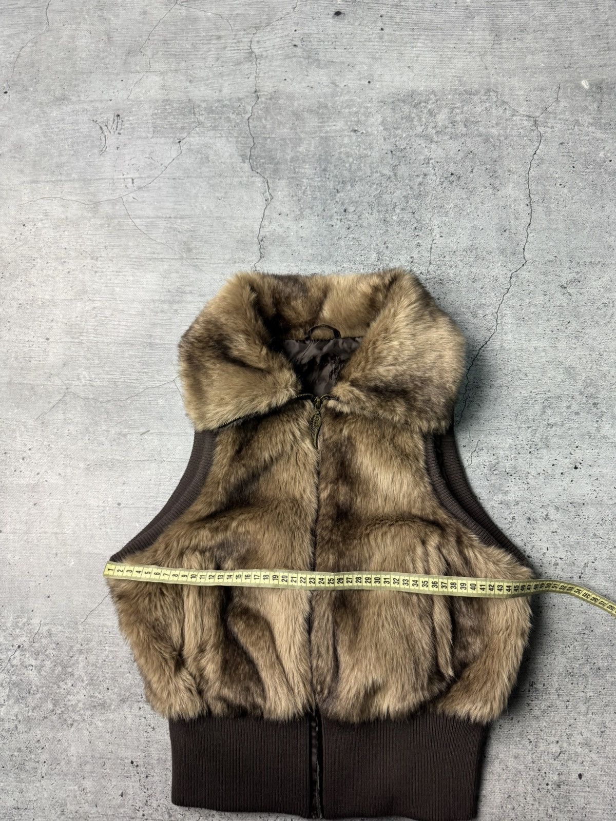 If Six Was Nine Y2K Vintage Faux Fur Vest Hysteric Glamour Style Size S / US 4 / IT 40 - 6 Thumbnail