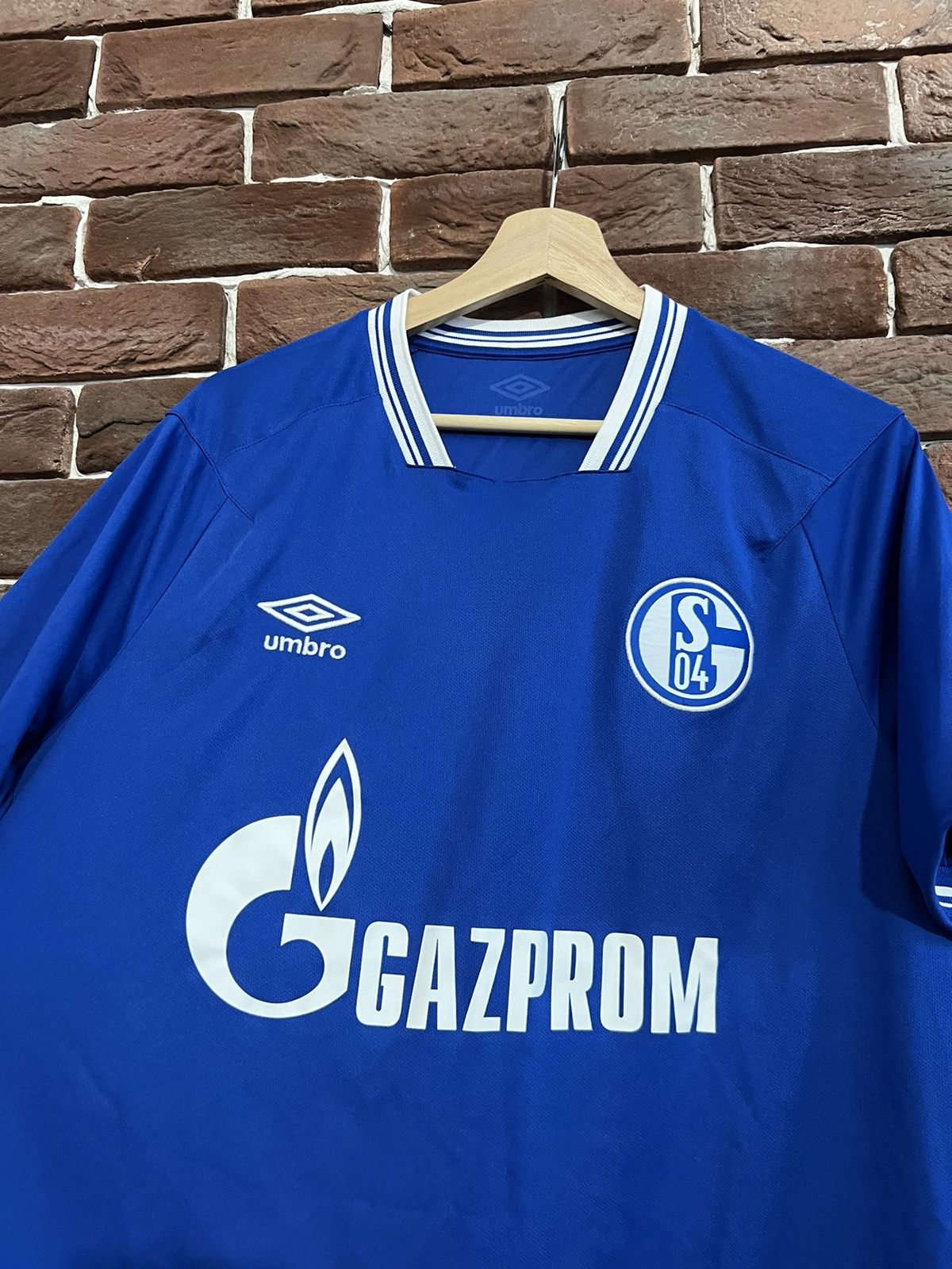 Umbro Rare Vintage 00s Schalke 04 Umbro y2k Football Soccer Jersey Size US XL / EU 56 / 4 - 4 Thumbnail