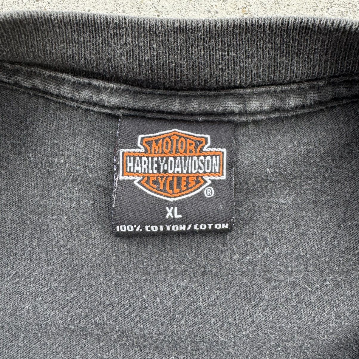 Harley Davidson Vintage Made In USA Harley Davidson Snake Barbed Wire Tshirt Size US XL / EU 56 / 4 - 3 Thumbnail