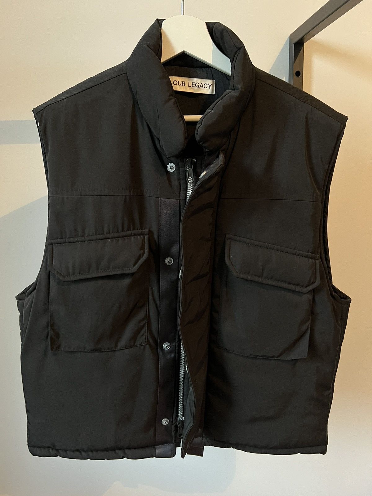 Our Legacy Our Legacy - Papillon Vest Black Drape Tech | Grailed