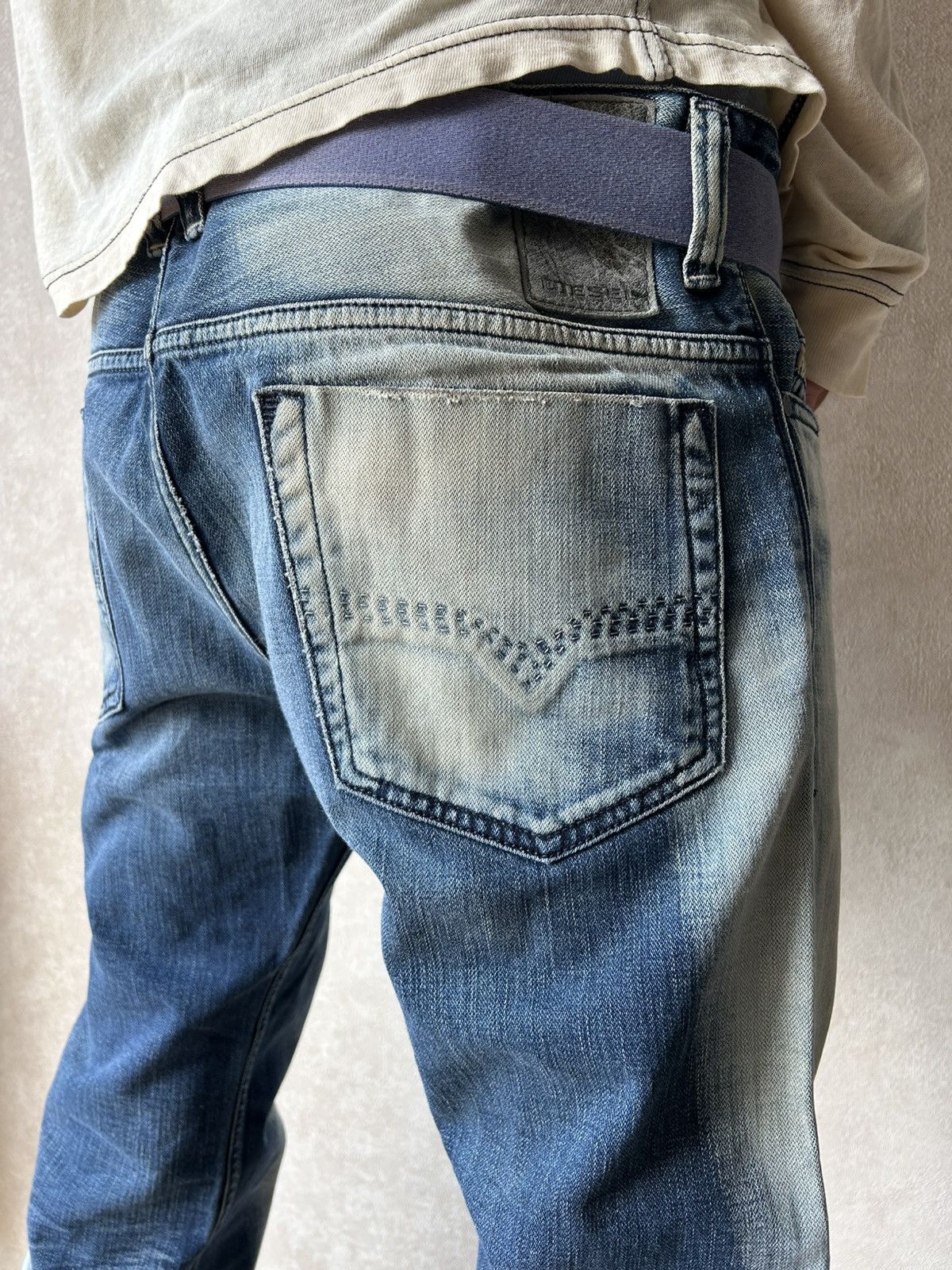 Diesel Safado Blue Eyecons 2015/1 Denim Jeans Y2K