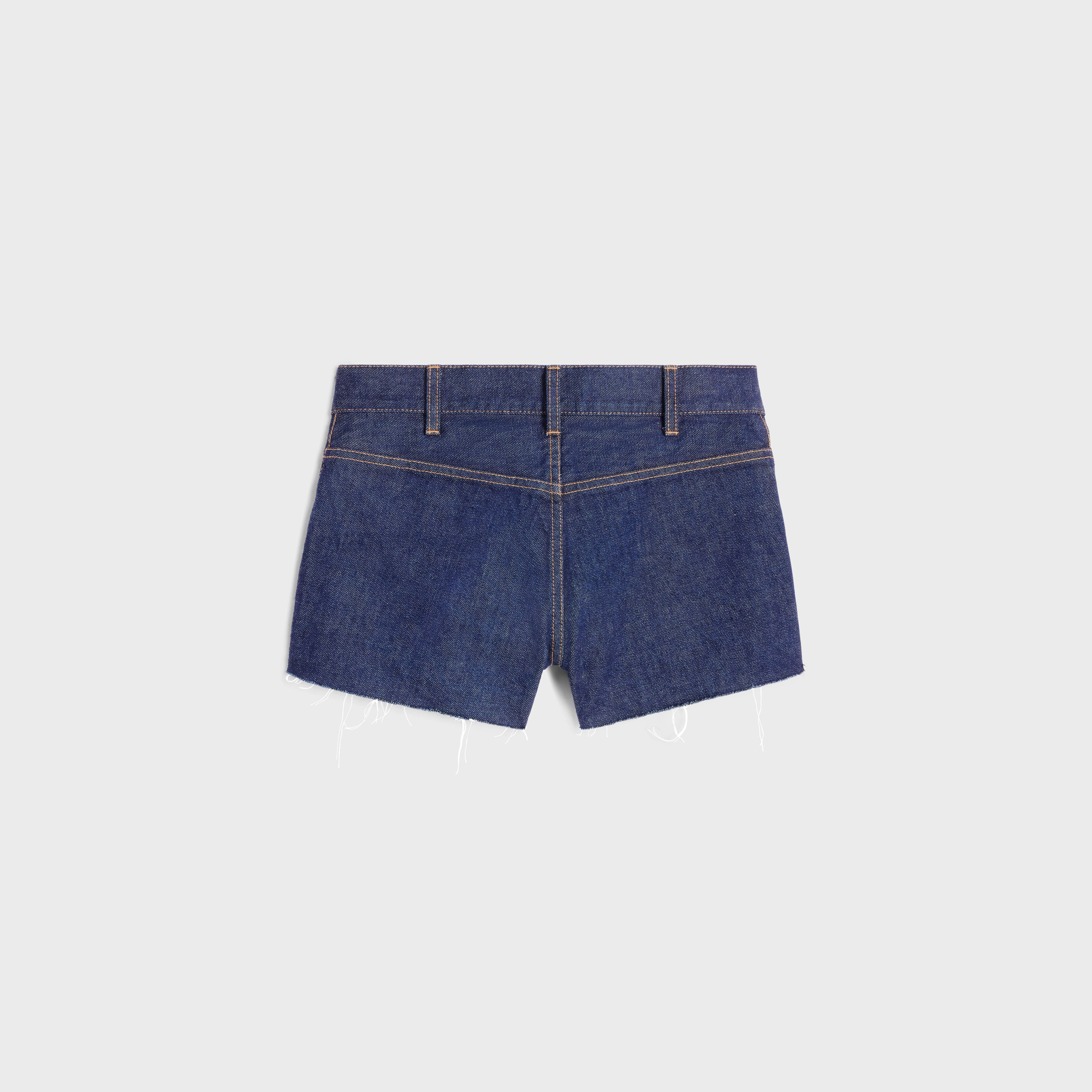 Celine 2N950799U.07IN Low-Rise Mini Shorts with Raw Hems Size 29" - 6 Thumbnail