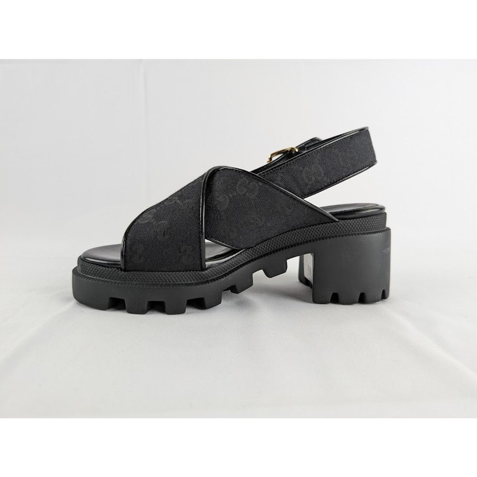 Gucci o1rshd1 Fabric Sandal R.S in Black Size US 7 / IT 37 - 2 Thumbnail