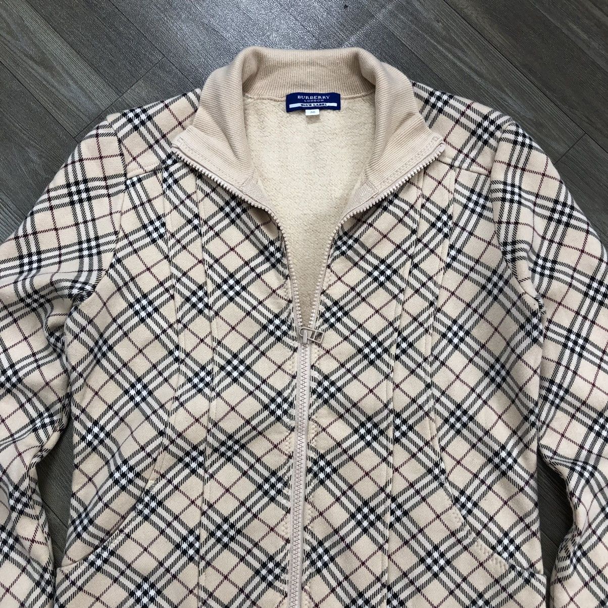 Burberry Luxury Burberry London Nova Check Blue Label Track Jacket Size US M / EU 48-50 / 2 - 8 Thumbnail