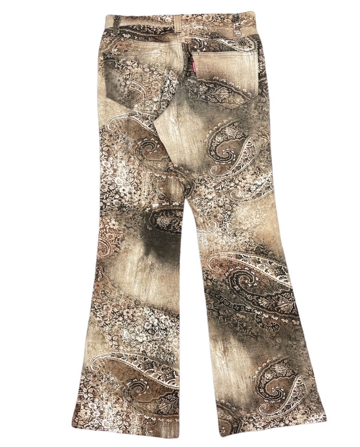 If Six Was Nine × Le Grande Bleu (L.G.B.) × Tornado Mart 2000s Tornado Mart Flare Fullprint Pants Size US 28 / EU 44 - 16 Thumbnail