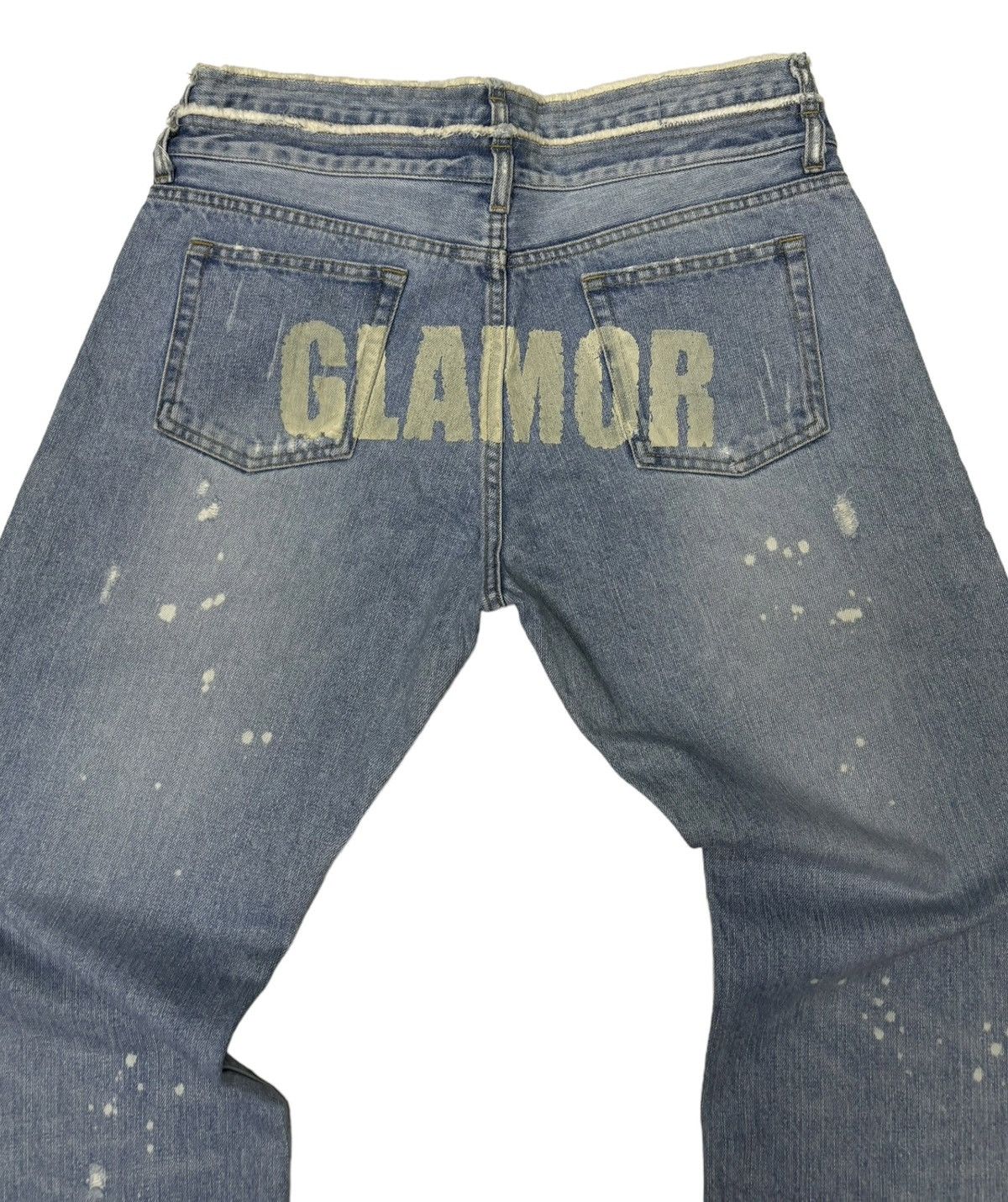 Hysteric Glamour 🔥DOUBLE WAIST JAPANESE BRAND GLAMOR BAGGY DENIM JEANS Size US 34 / EU 50 - 2 Thumbnail