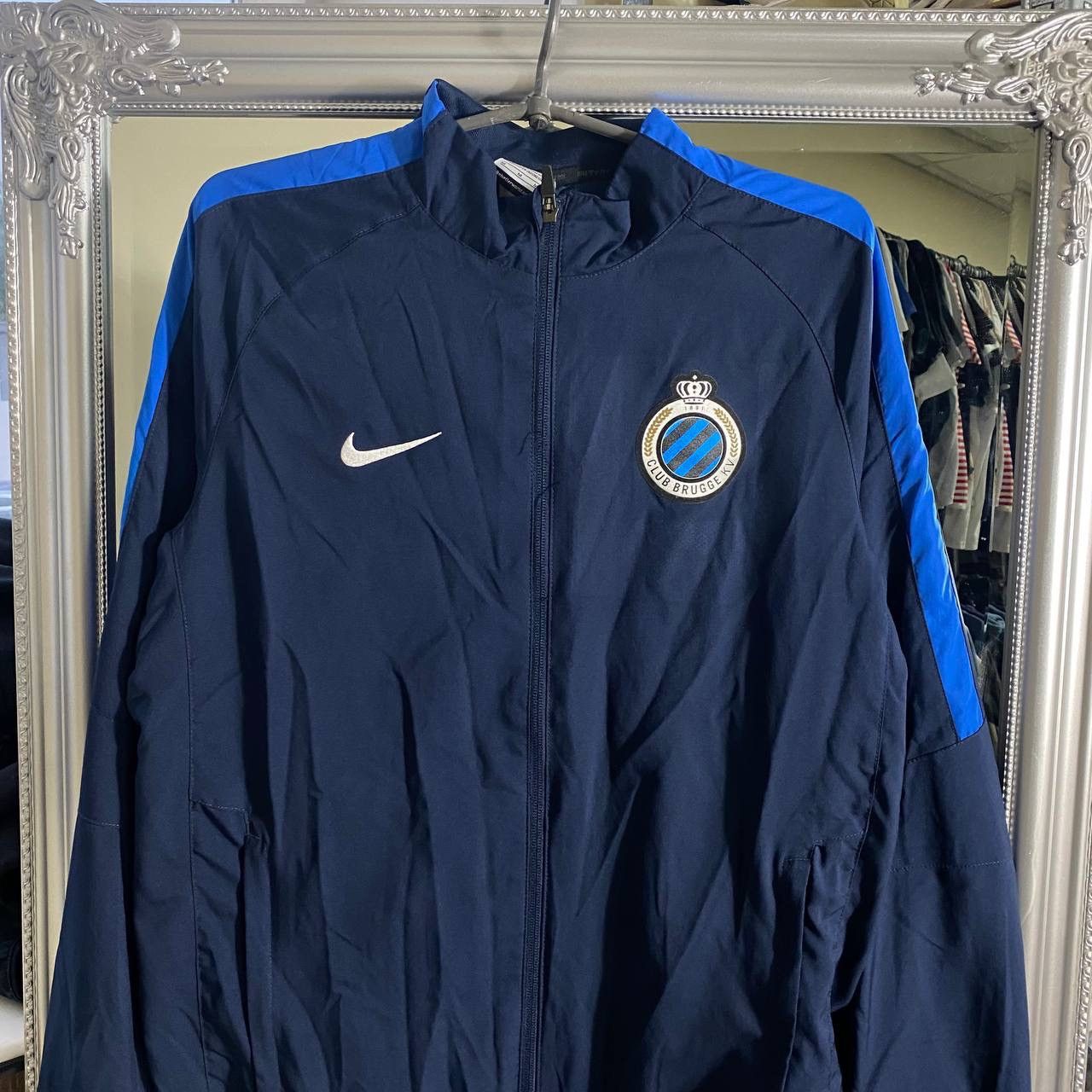 Nike Y2K Nike Zip Up Brugge Blockcore style Size US M / EU 48-50 / 2 - 2 Thumbnail