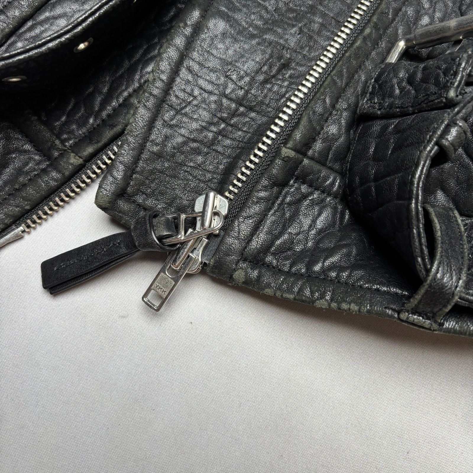 Mackage Mackage for Aritzia Pebbled Lamb Leather Jacket Womens Small Size S / US 4 / IT 40 - 16 Thumbnail