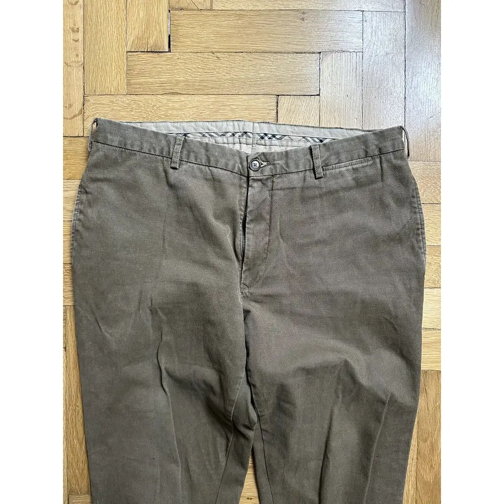 Burberry Burberry London Slim Fit Khaki Chinos Classic Trousers W36 Size US 36 / EU 52 - 10 Thumbnail