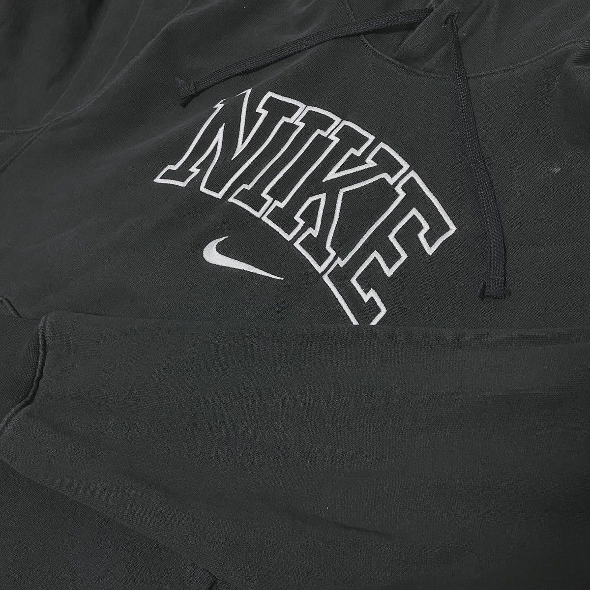 Nike × Vintage Nike Vintage Big Spellout Logo Boxy Fit Hoodie Size US L / EU 52-54 / 3 - 4 Thumbnail
