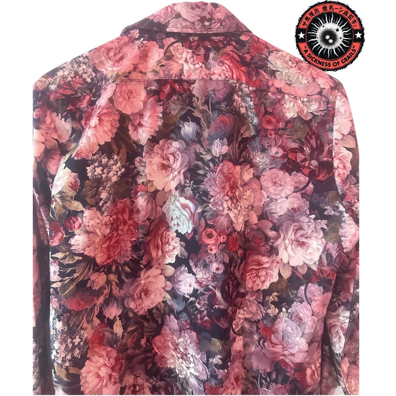 Japanese Brand × Tornado Mart Tornado Mart Floral All Over Pattern Button Up Long Sleeves Size US S / EU 44-46 / 1 - 4 Thumbnail