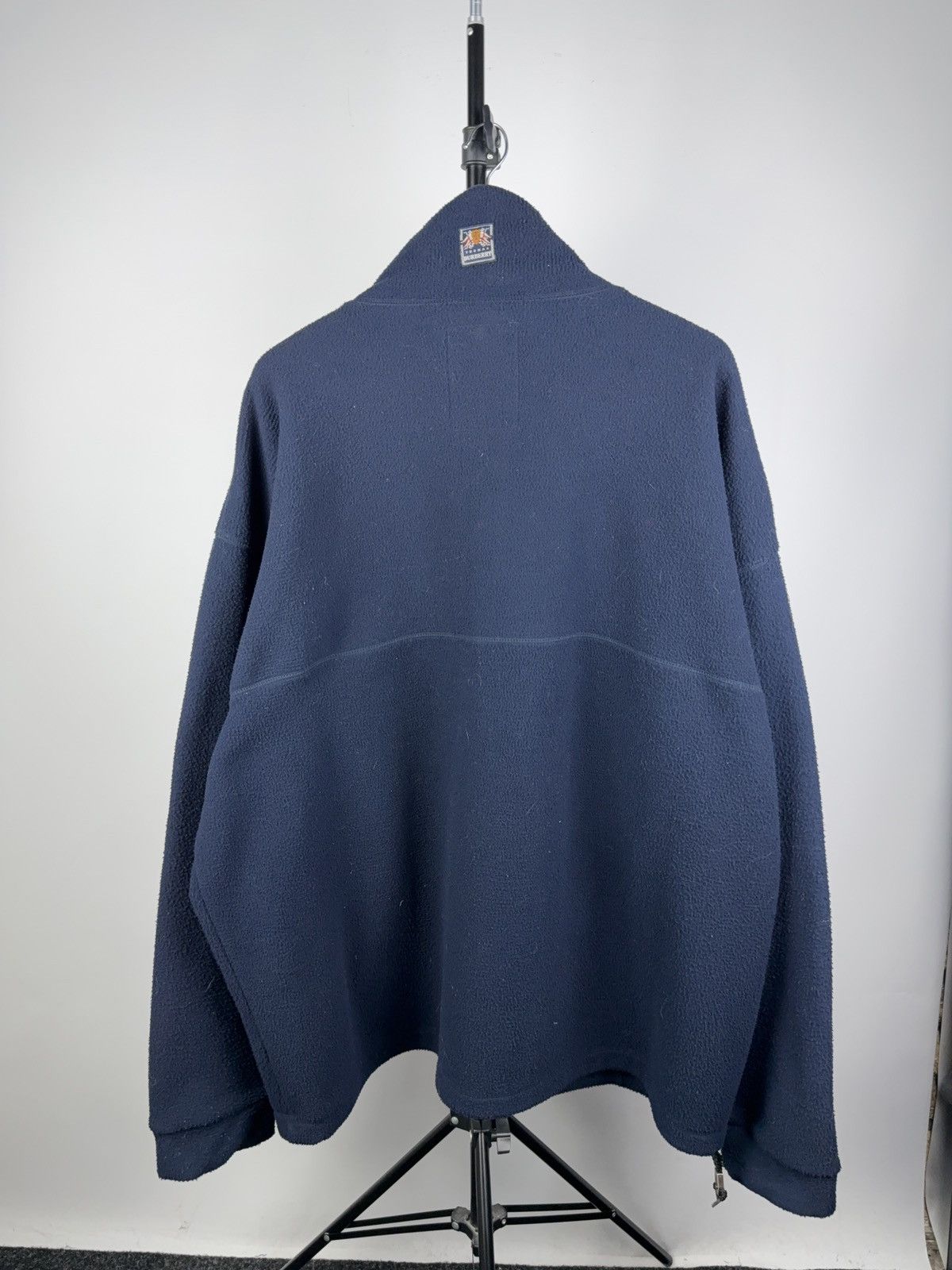 Burberry × Vintage Vintage Thomas Burberry Fleece Pullover 1/2 Zip Size US XXL / EU 58 / 5 - 11 Thumbnail
