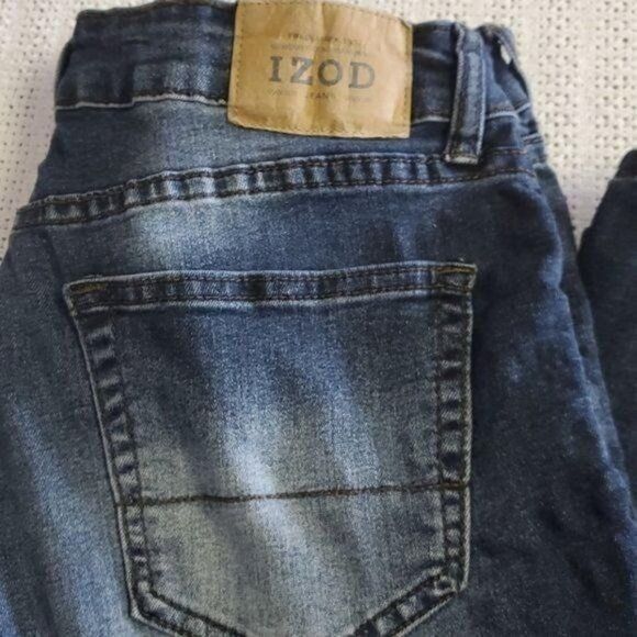 Izod Izod Comfort Straight Stretch Sz. 32 x 30 Blue Jeans Size US 32 / EU 48 - 3 Thumbnail