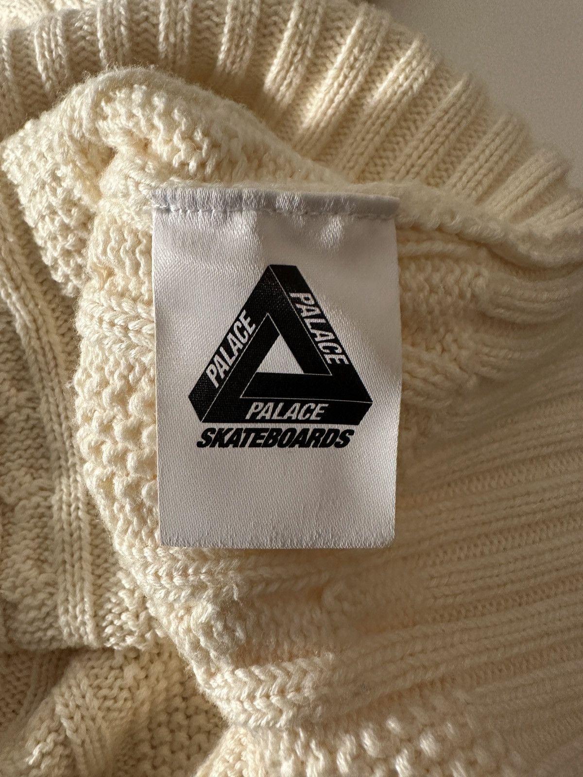 Palace Palace Ecru Cricket Jumper Size US M / EU 48-50 / 2 - 6 Thumbnail