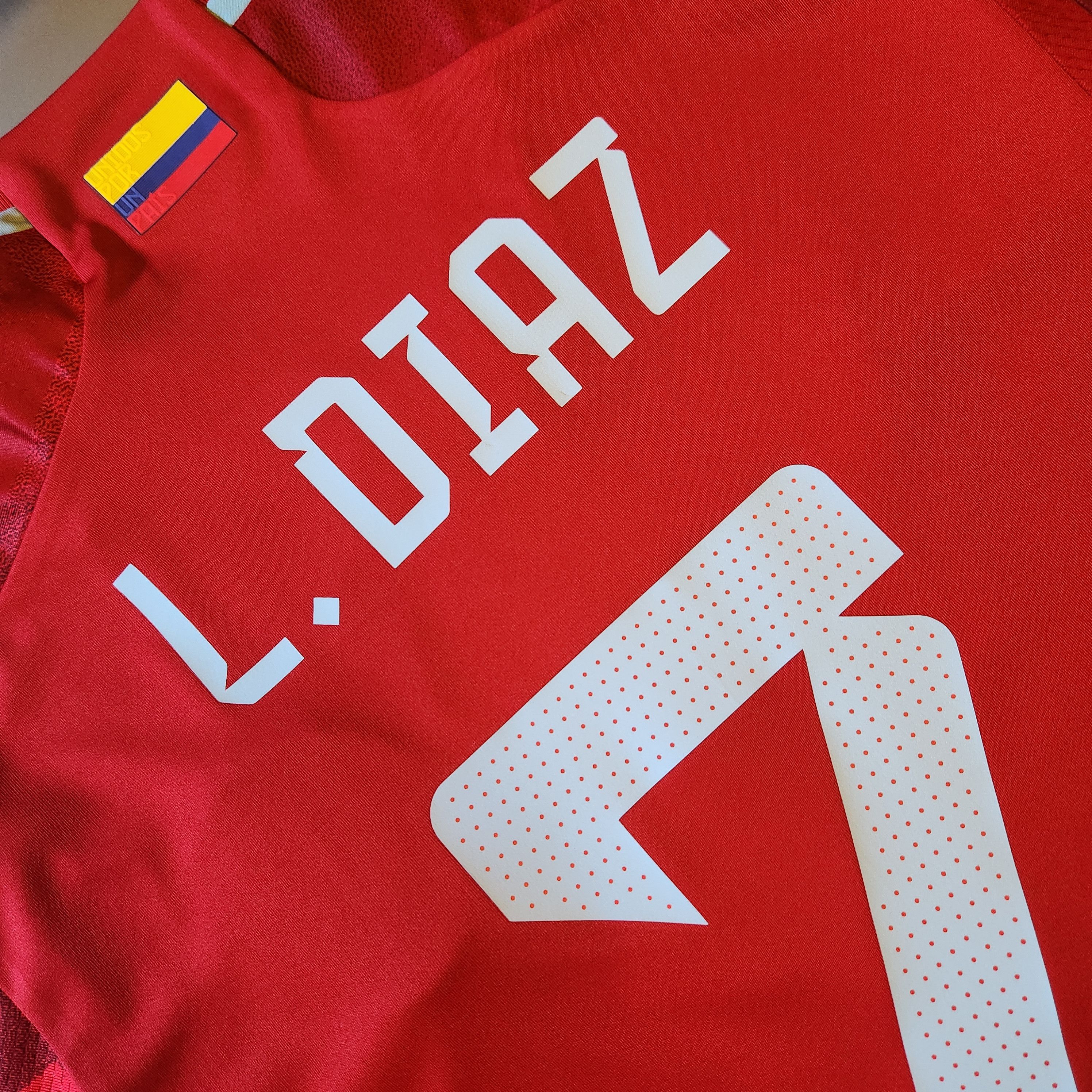 Adidas Authentic Colombia LUIS DIAZ 2022-2023 Away Jersey 22/23 Size US M / EU 48-50 / 2 - 4 Thumbnail
