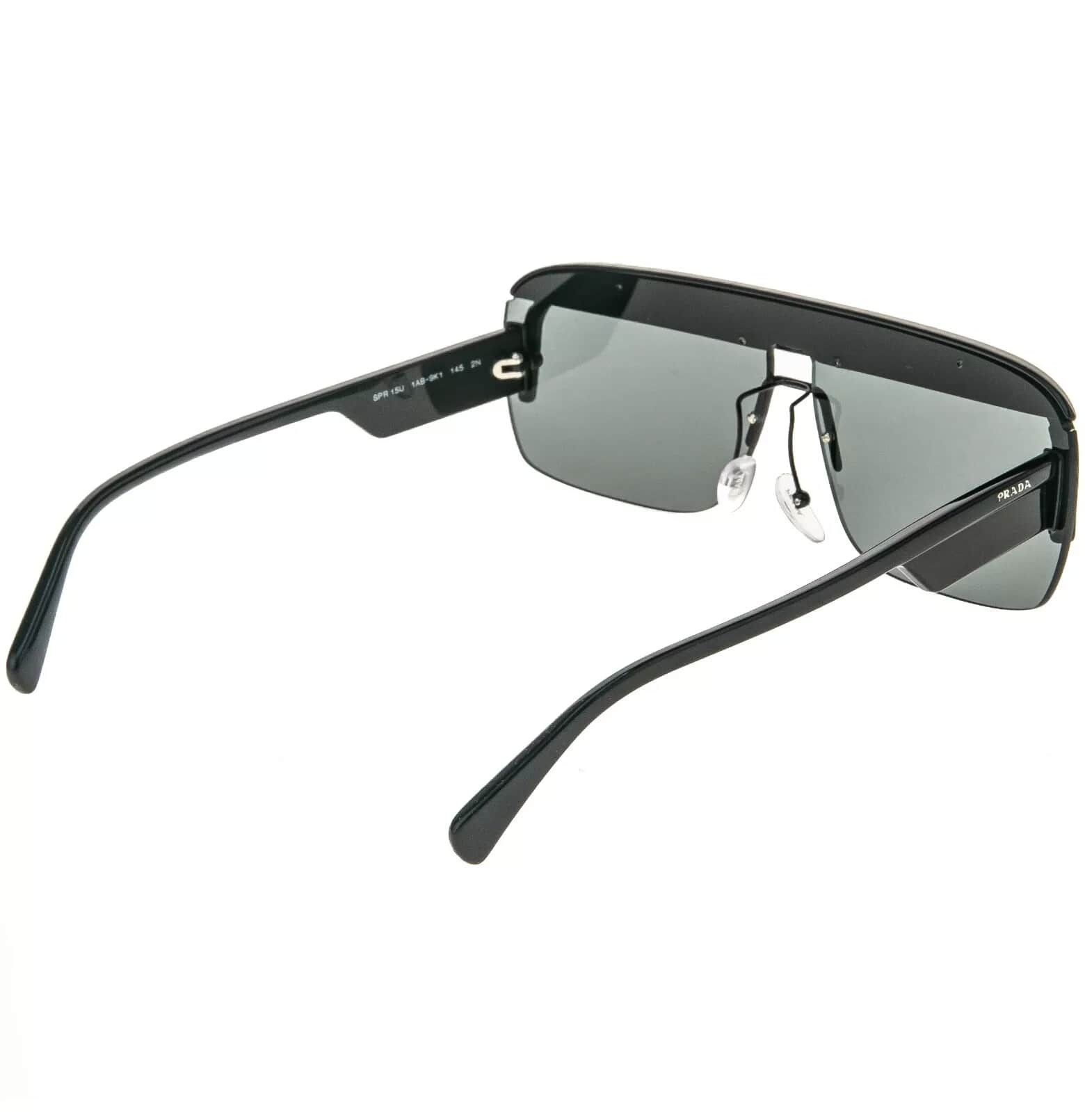Prada PRADA GAME Mask PR15US Black Contemporary Fashion 15U Size ONE SIZE - 8 Thumbnail