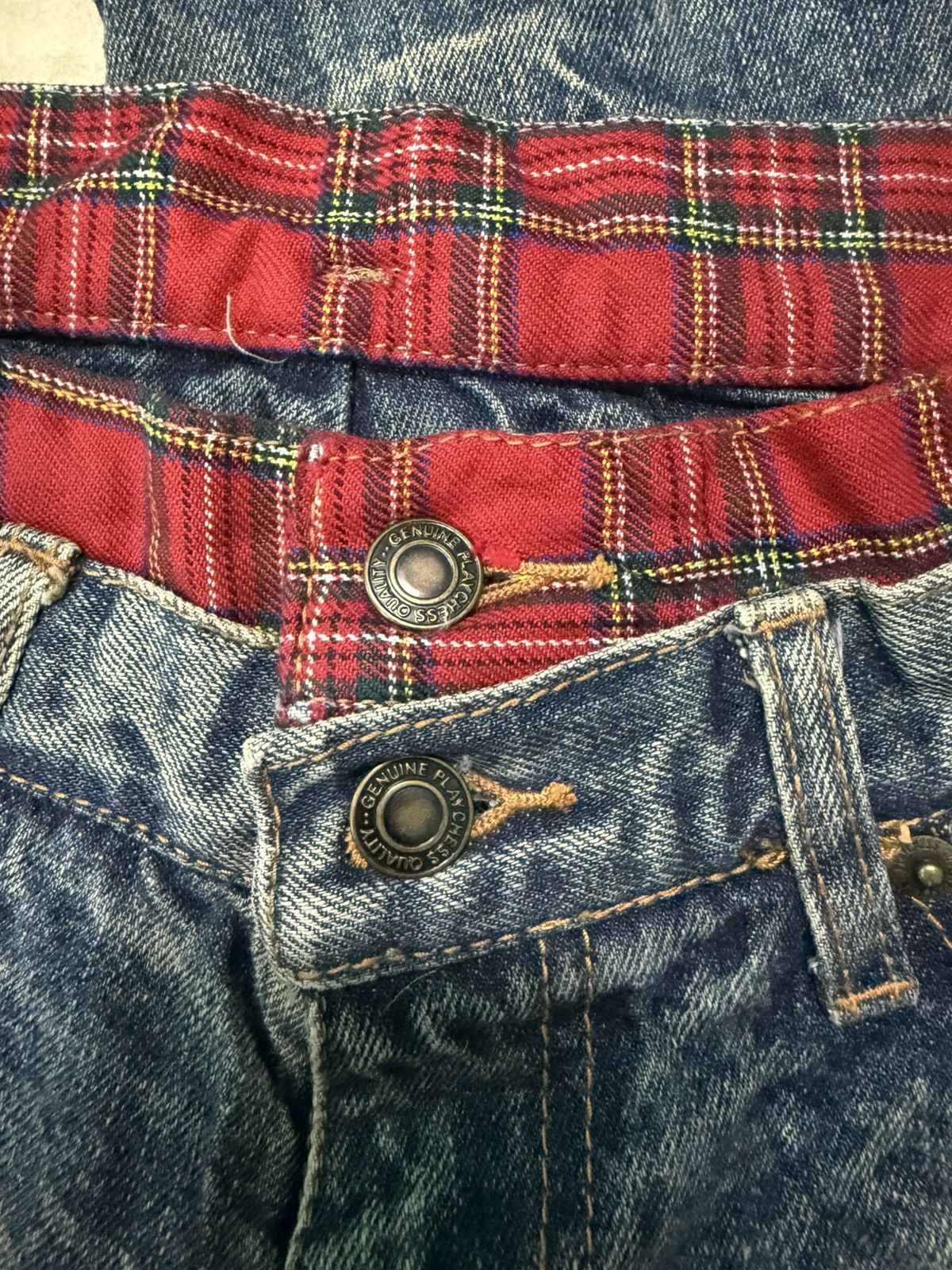 Other DISTRESSED DOUBLE WAIST JEANS Size US 28 / EU 44 - 9 Thumbnail