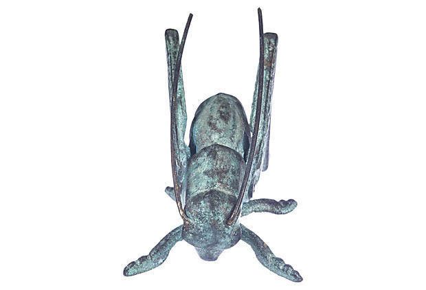 Designer Oxidized Grasshopper Paperweight Size ONE SIZE - 4 Thumbnail