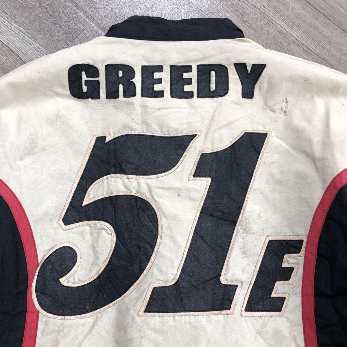 Vintage Vintage GREEDY 51 M.C.G Racing Motorcycle Bikers Jacket Size US L / EU 52-54 / 3 - 3 Thumbnail