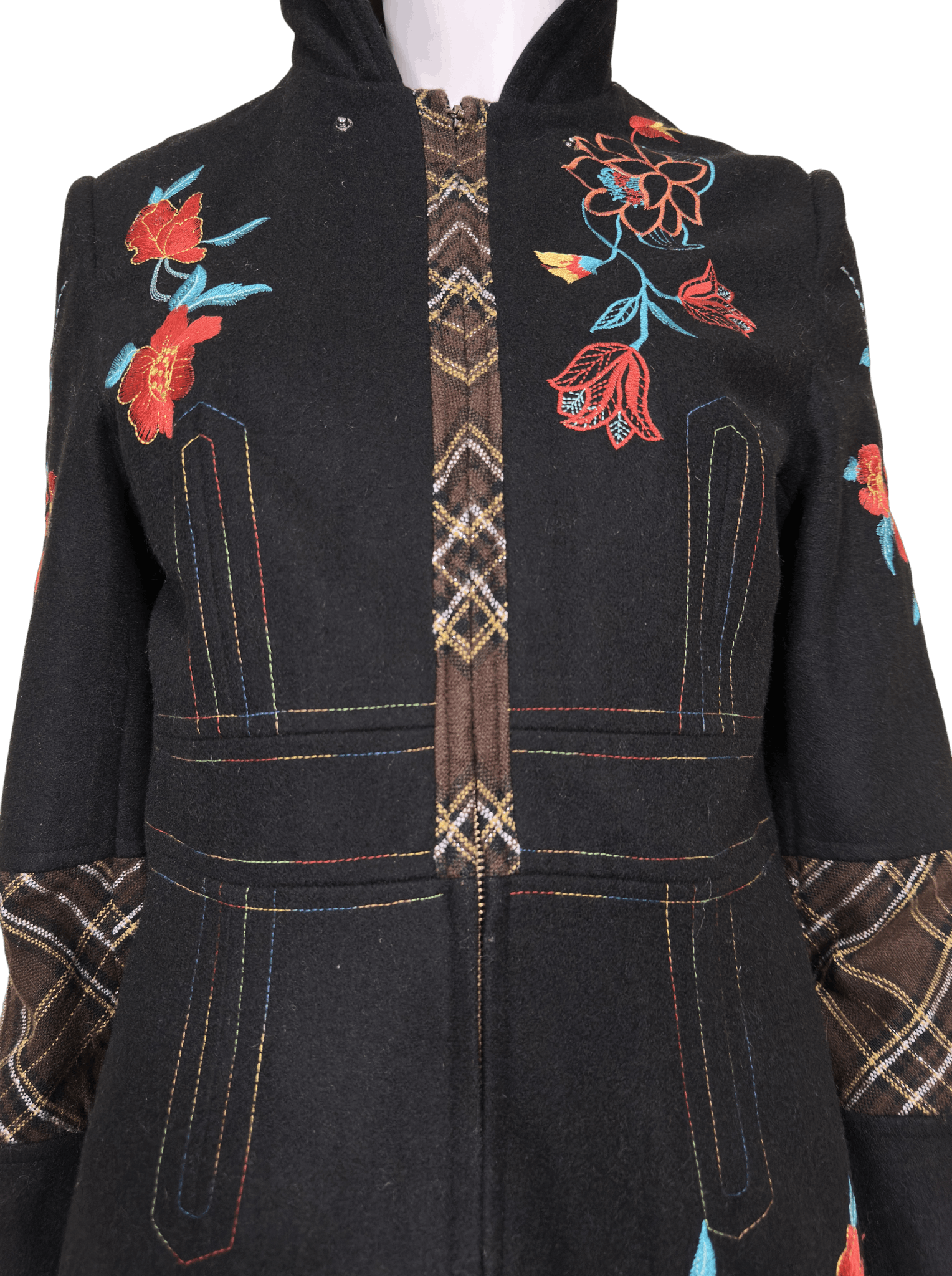 Kenzo Hoodie embroidery coat Size M / US 6-8 / IT 42-44 - 2 Thumbnail