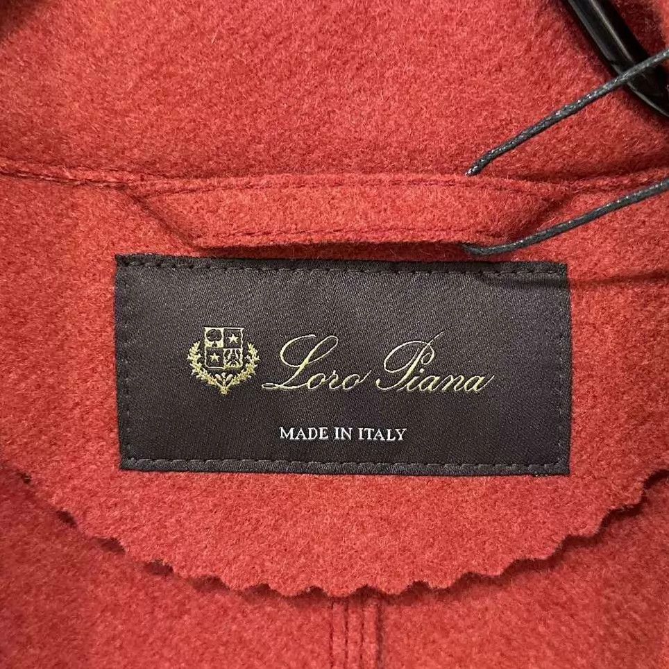 Loro Piana Loro Piana Red Midi-length Collared Cashmere Coat size 44 Size M / US 6-8 / IT 42-44 - 5 Thumbnail