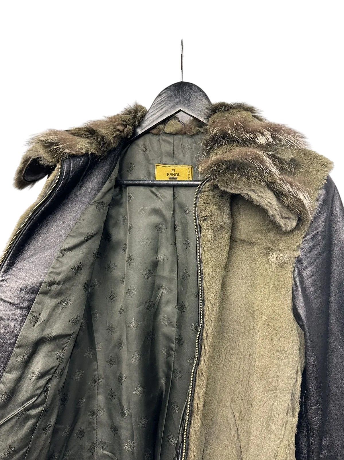 If Six Was Nine Fendi Rabbit Fur Jacket Rare IfSixWasNine LeGrandBleu Size M / US 6-8 / IT 42-44 - 9 Thumbnail