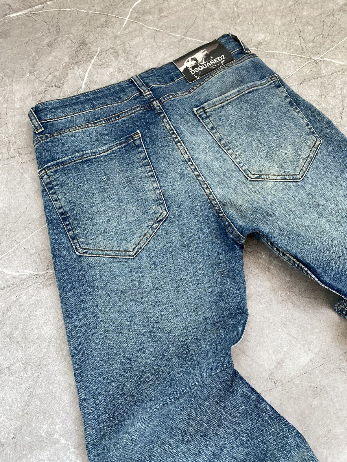 Dsquared2 Rare Dsquared2 Jeans Distressed Skinny Fit Made in Italy Size US 33 - 2 Thumbnail