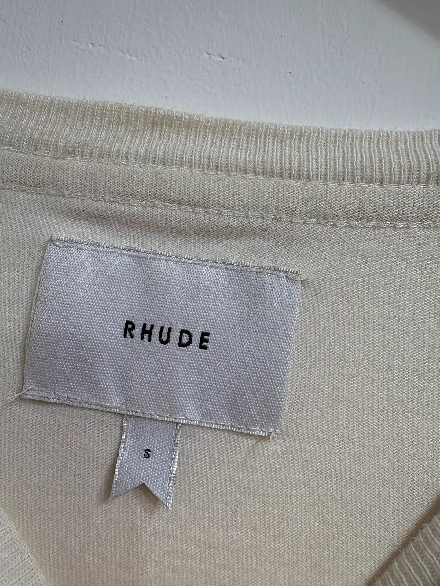 Rhude Rhude Men's White Short Sleeve T-Shirt K29 Size US S / EU 44-46 / 1 - 3 Thumbnail