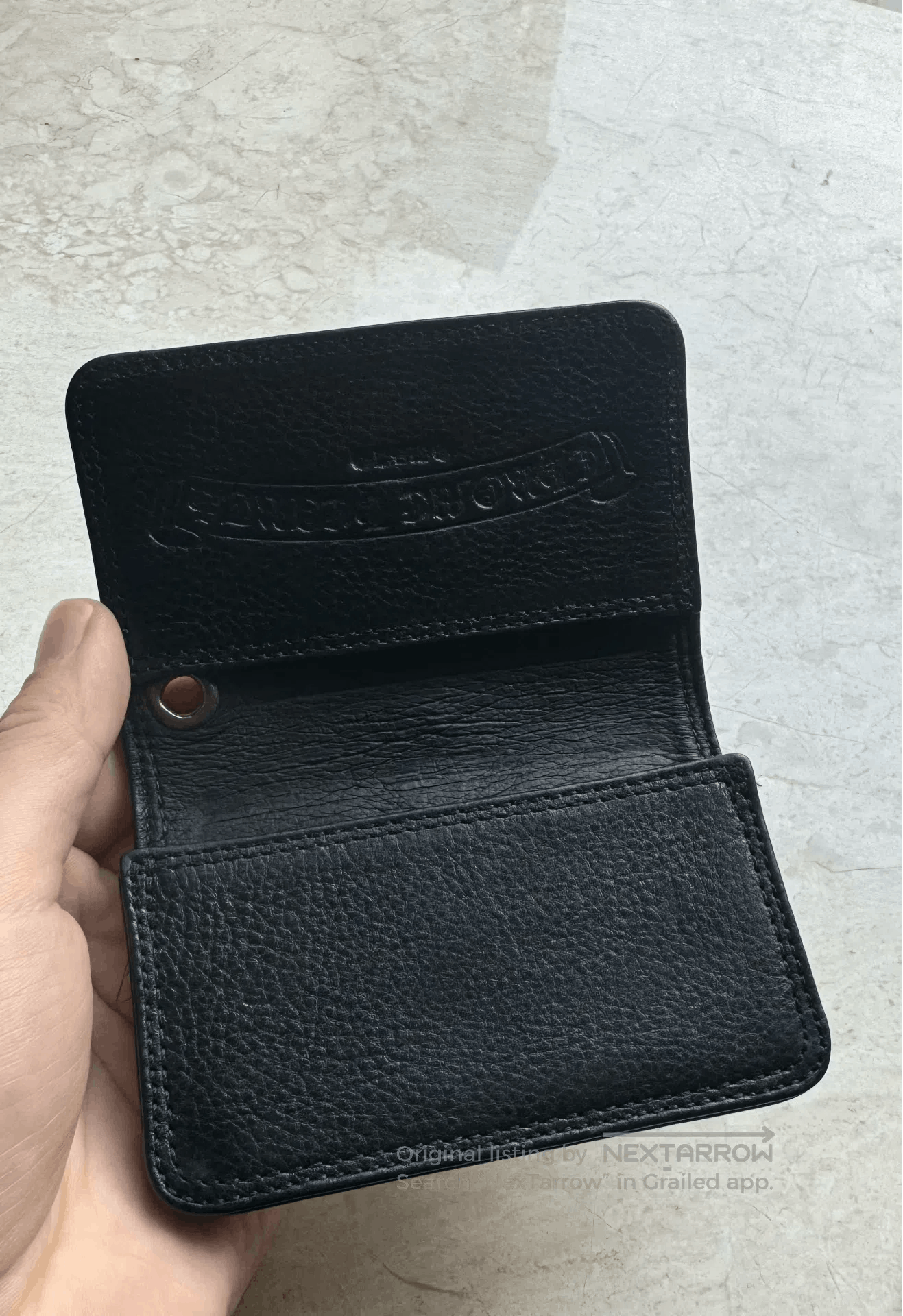 Chrome Hearts chrome hearts black leather card holder. Size ONE SIZE - 5 Thumbnail