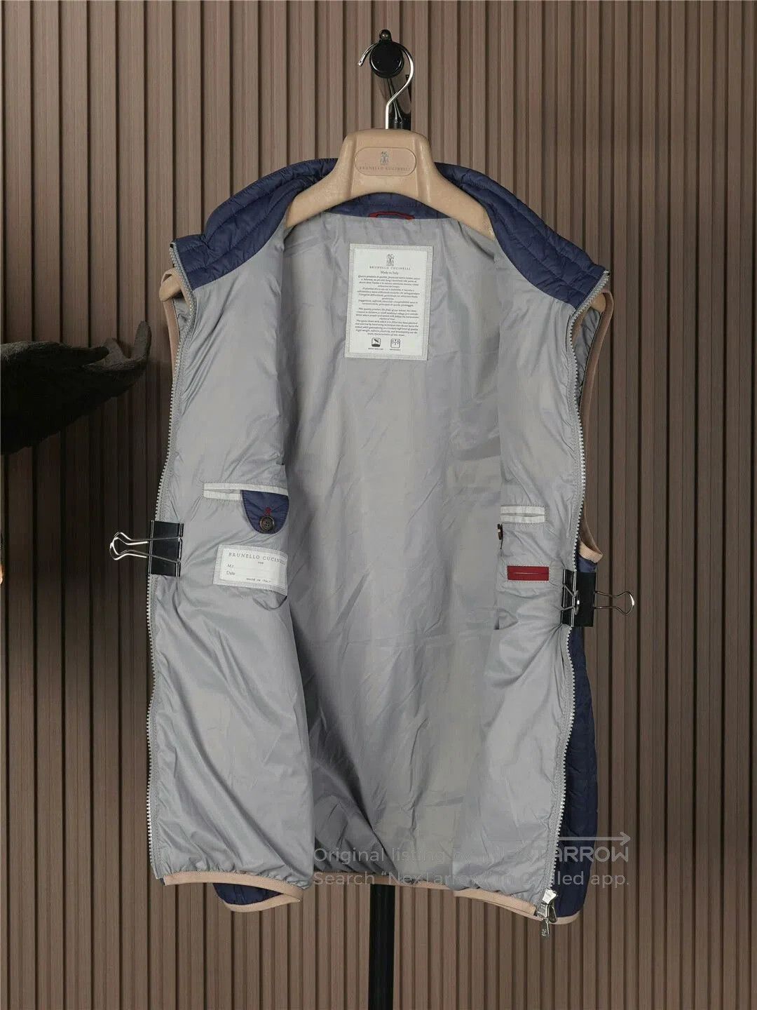 Brunello Cucinelli Brunello Cucinelli Men's Down Vest. Size US XL / EU 56 / 4 - 3 Thumbnail