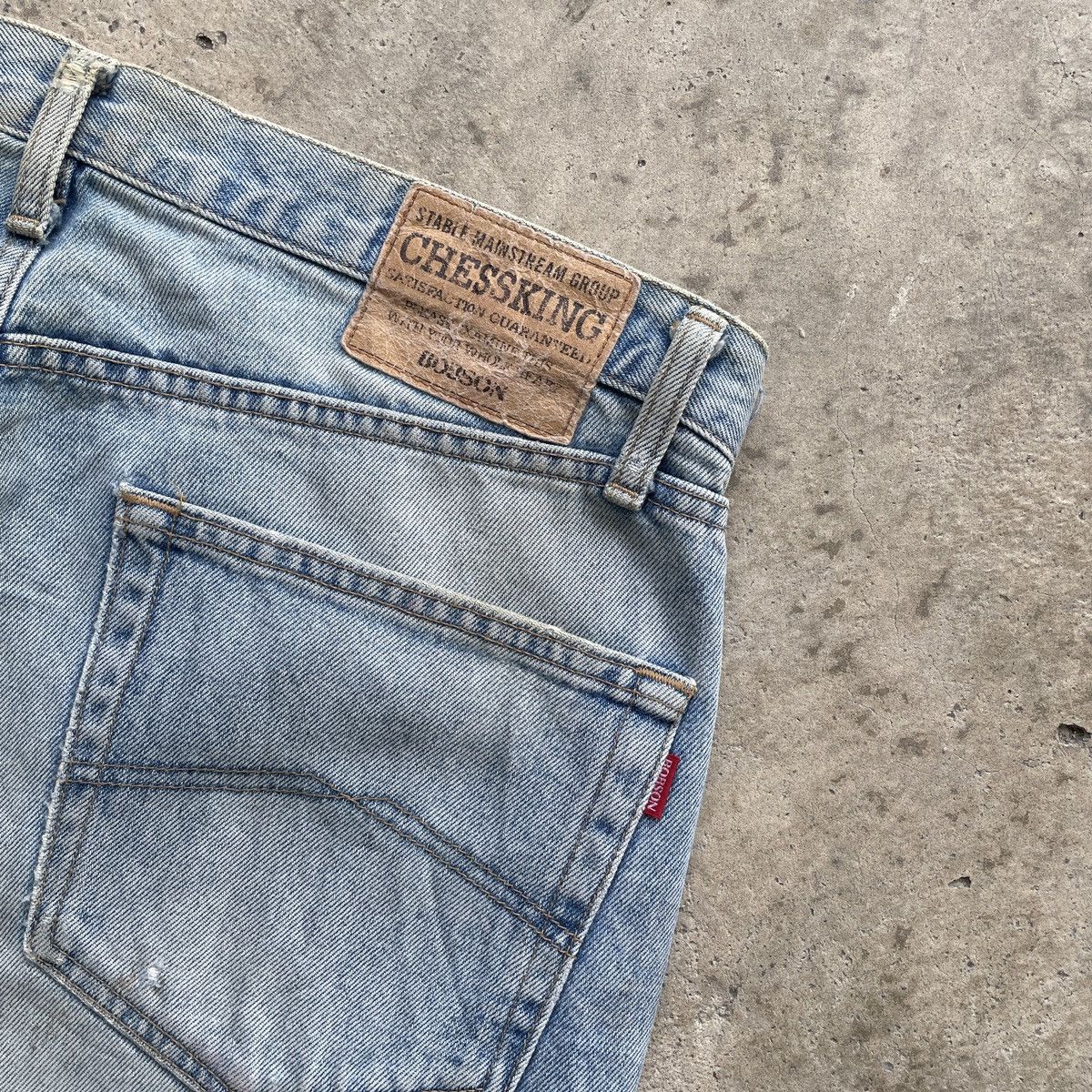 Japanese Brand Vintage Bobson Japan Jeans Faded Distressed Denim Pants W33 Size US 33 - 8 Thumbnail