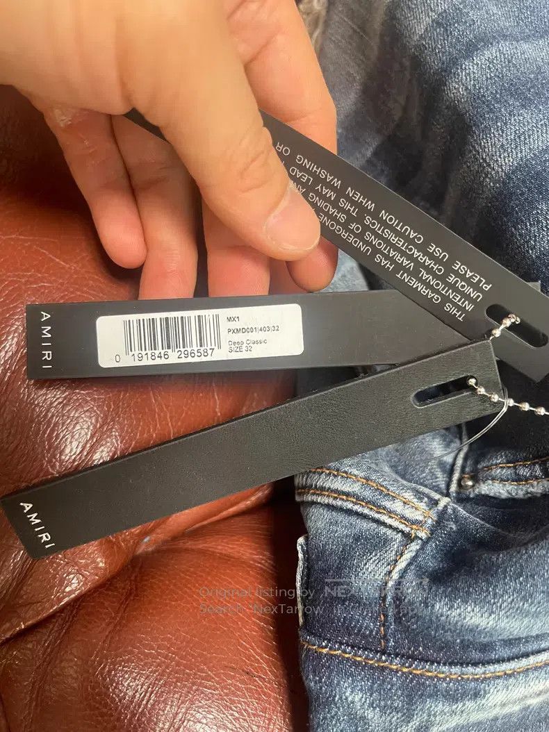 Amiri Amiri Denim Pants Size US 32 / EU 48 - 7 Thumbnail