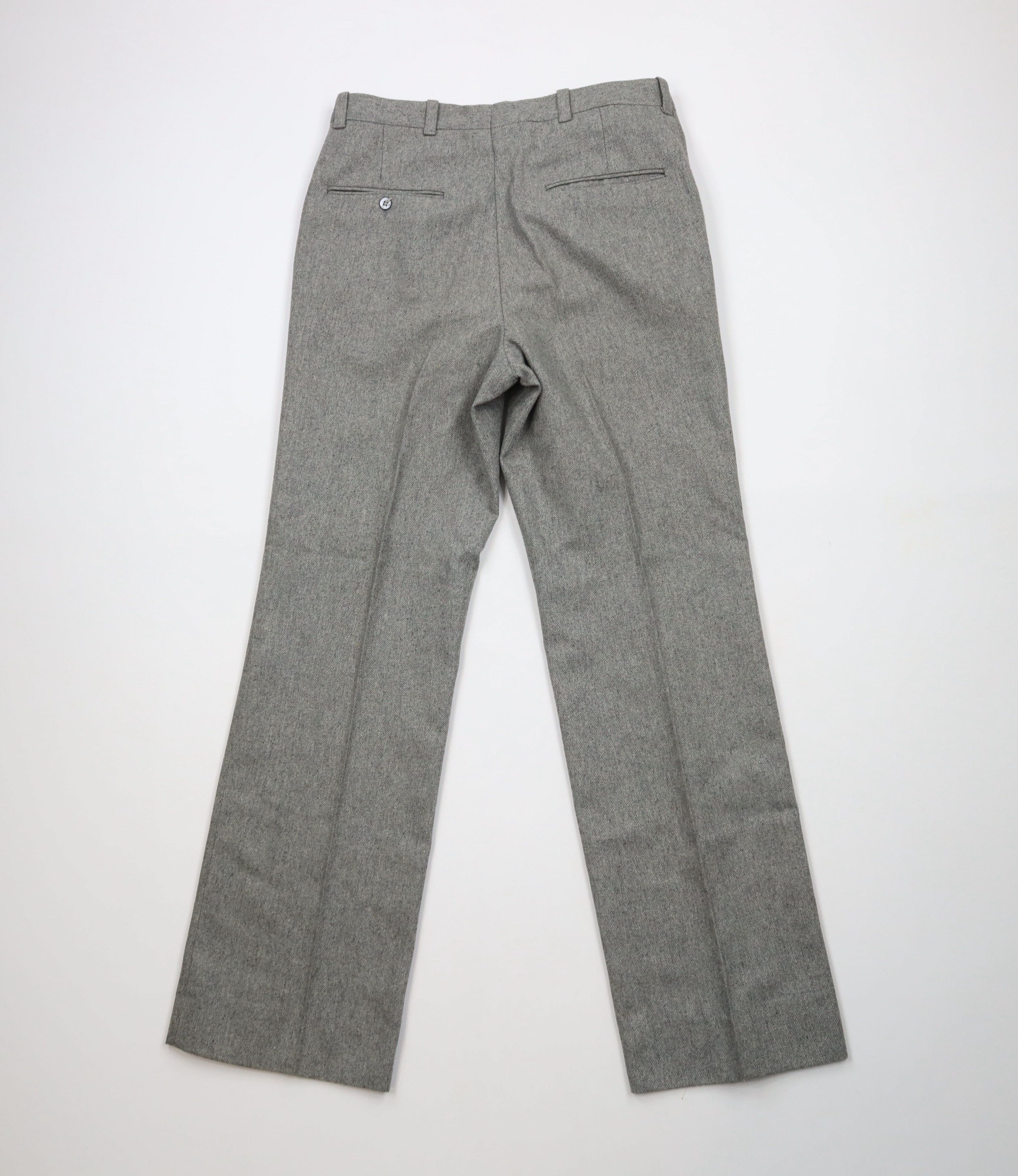 Vintage Vintage 70s Streetwear Herringbone Wide Leg Chino Pants USA Size US 32 / EU 48 - 7 Thumbnail