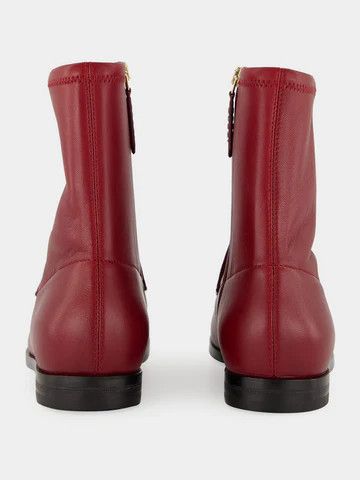 Gucci oc11z0226 Women's Jordan Ankle Boots in Red Size US 10 / IT 40 - 6 Thumbnail