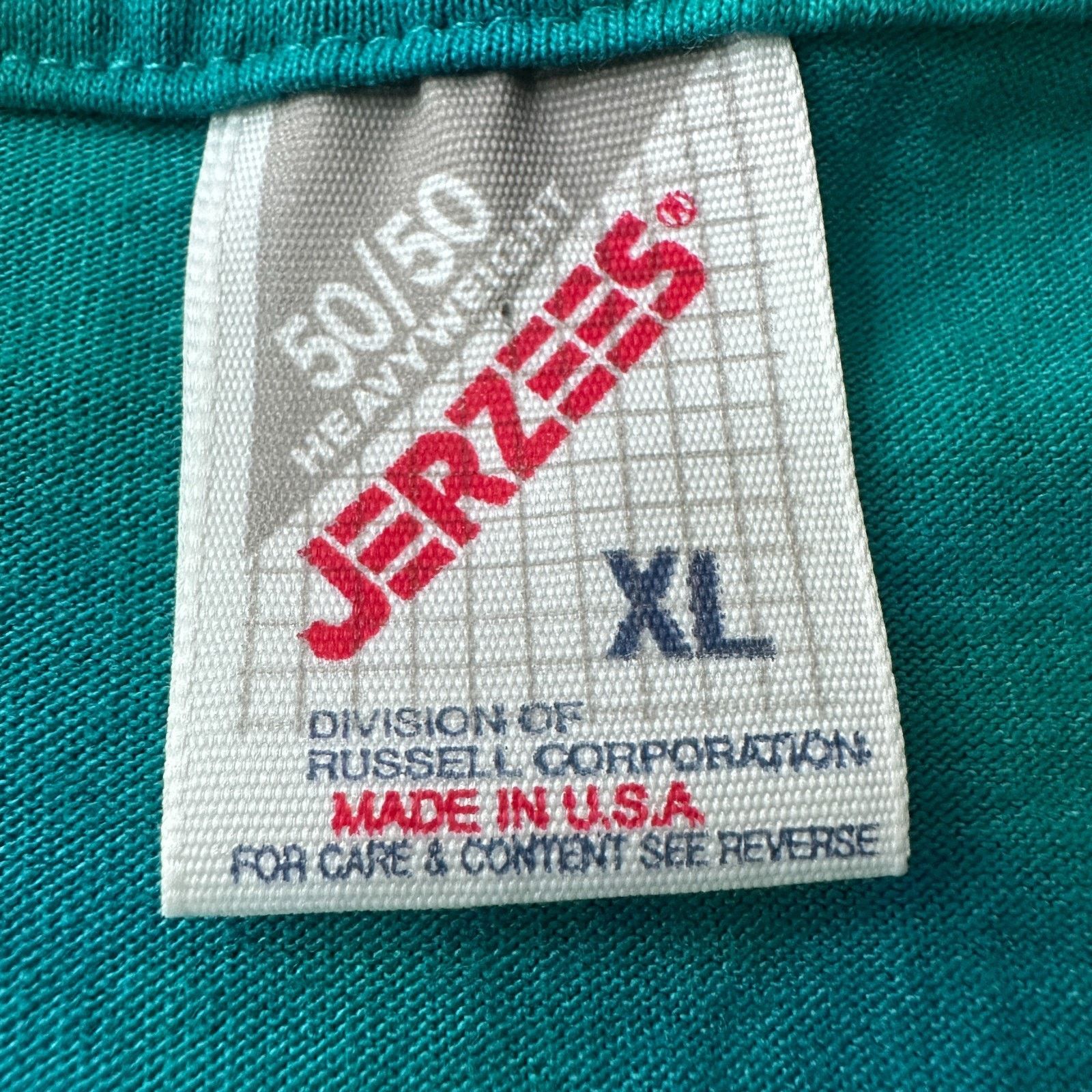 Jerzees VTG Love Alaskan Animal Sex T-Shirt Men's XL Blue USA 90s Size US XL / EU 56 / 4 - 6 Thumbnail