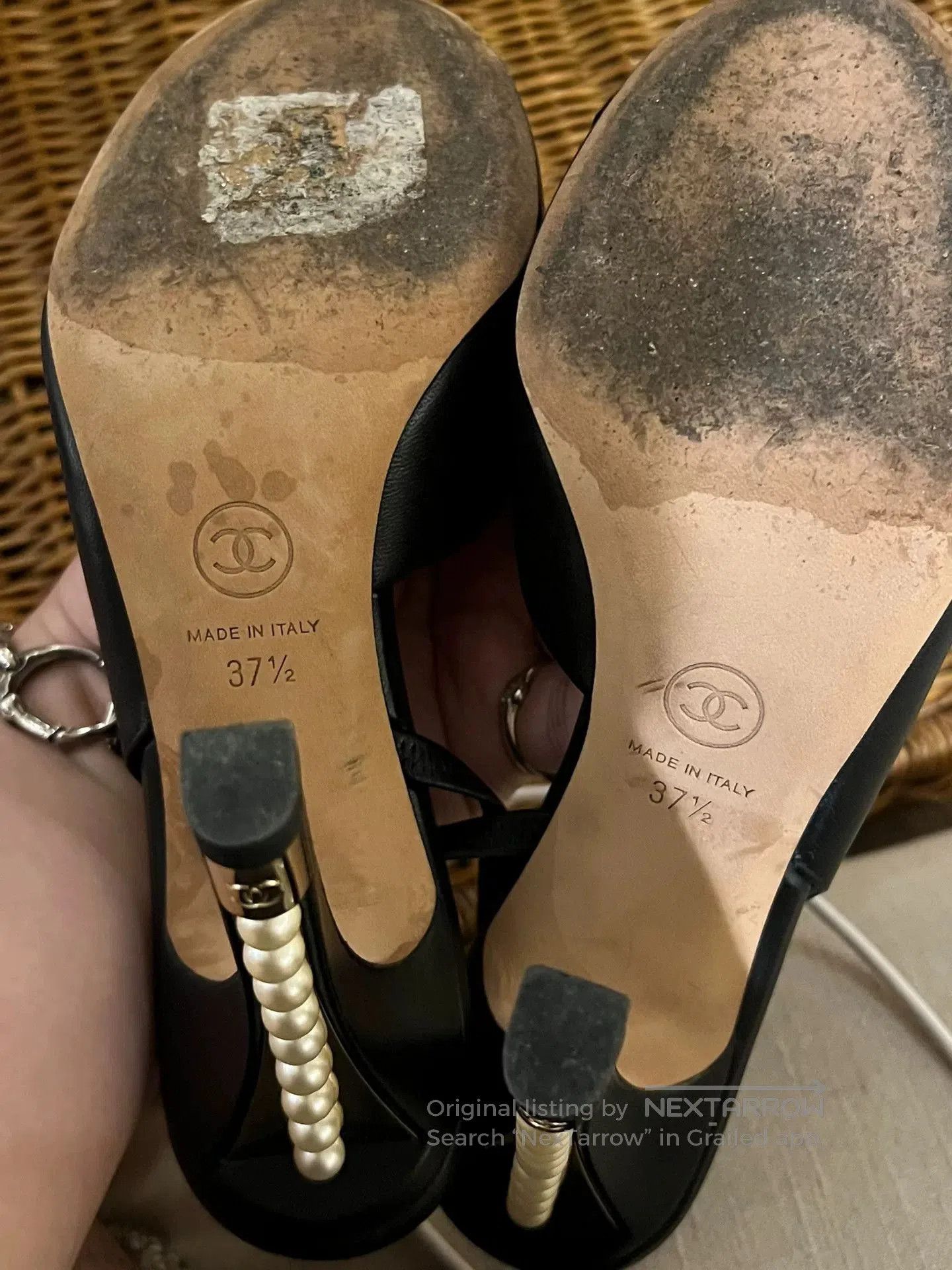 Chanel Chanel Pearl High Heels Size 37.5. Size US 6.5 / IT 36.5 - 6 Thumbnail