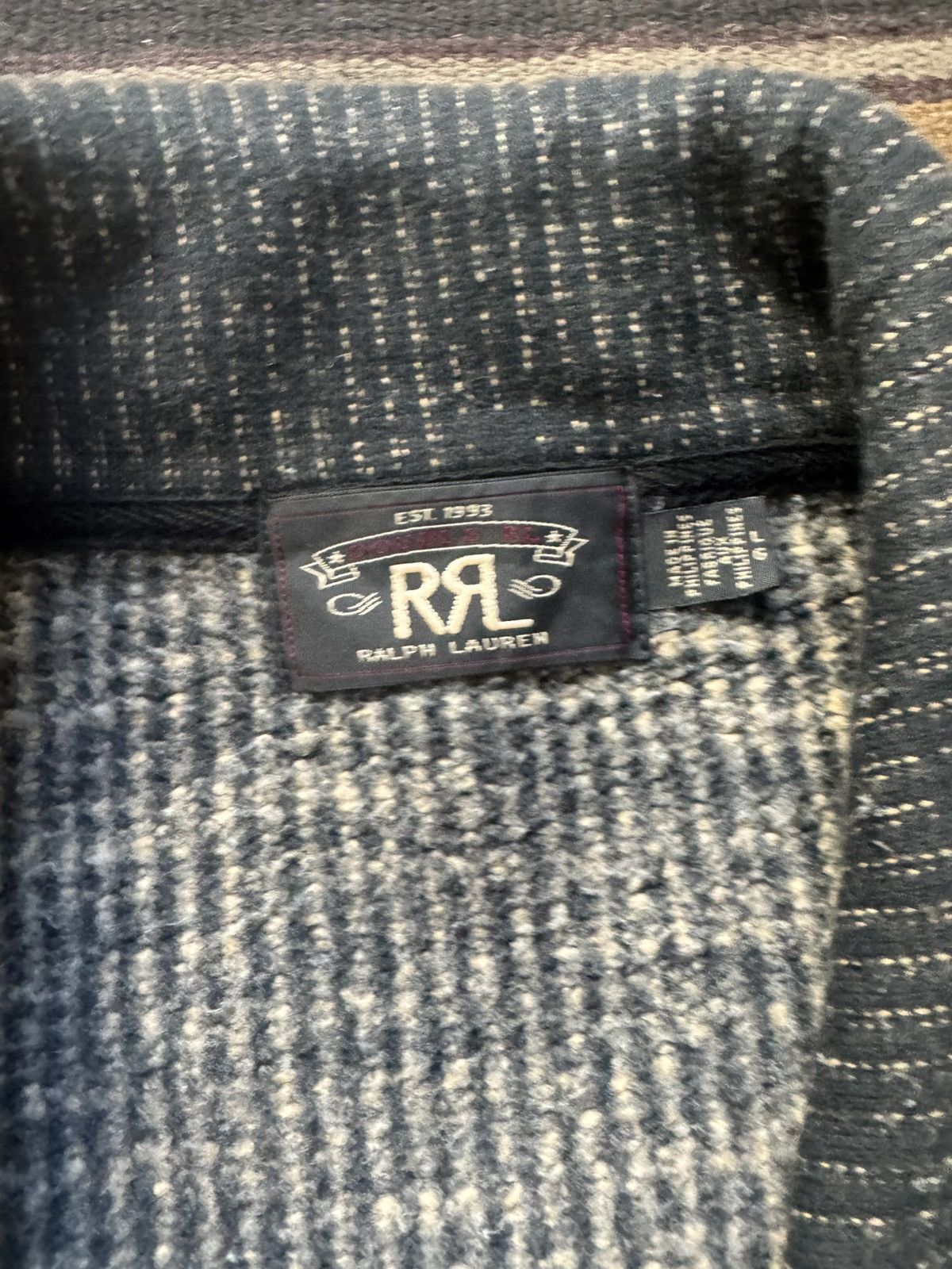 RRL Ralph Lauren Browns Beach Shawl Collar Jacket Size US L / EU 52-54 / 3 - 3 Thumbnail