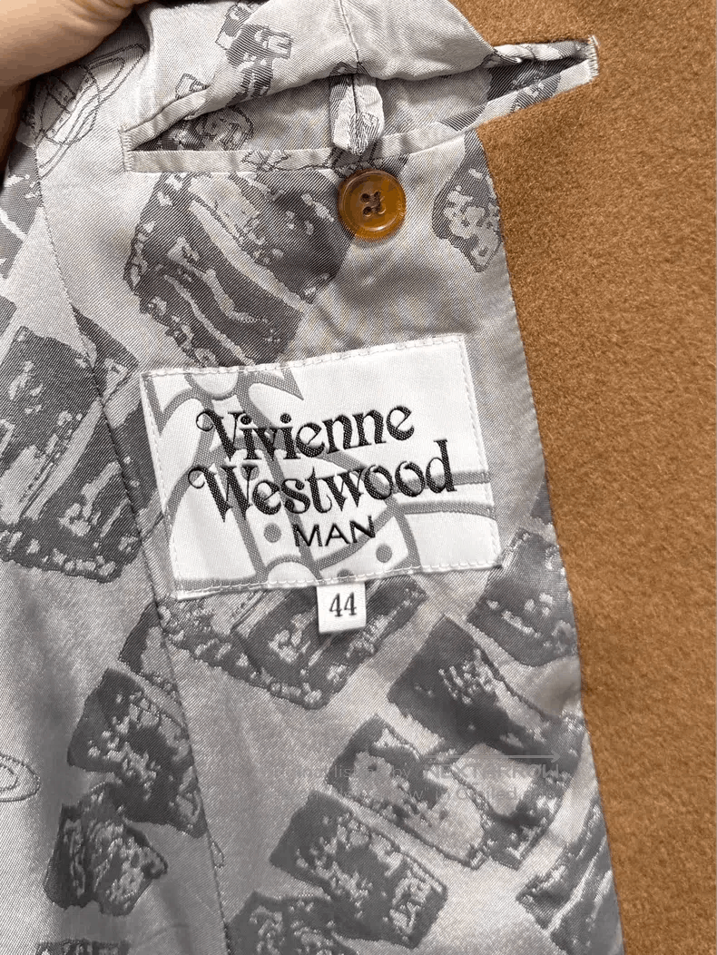 Vivienne Westwood Vivienne Westwood Camel Asymmetrical Wool Coat Size M / US 6-8 / IT 42-44 - 7 Thumbnail