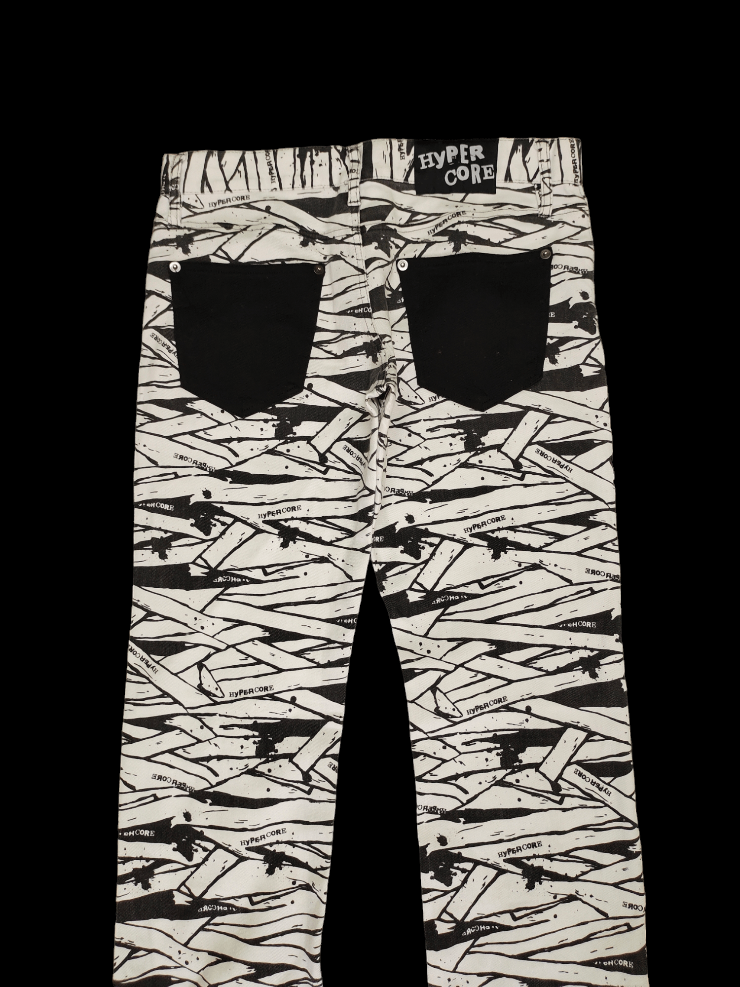 Hysteric Glamour × Undercover Hypercore Mummy Printed Denim Pants Hysteric Punk Style Size US 30 / EU 46 - 11 Thumbnail