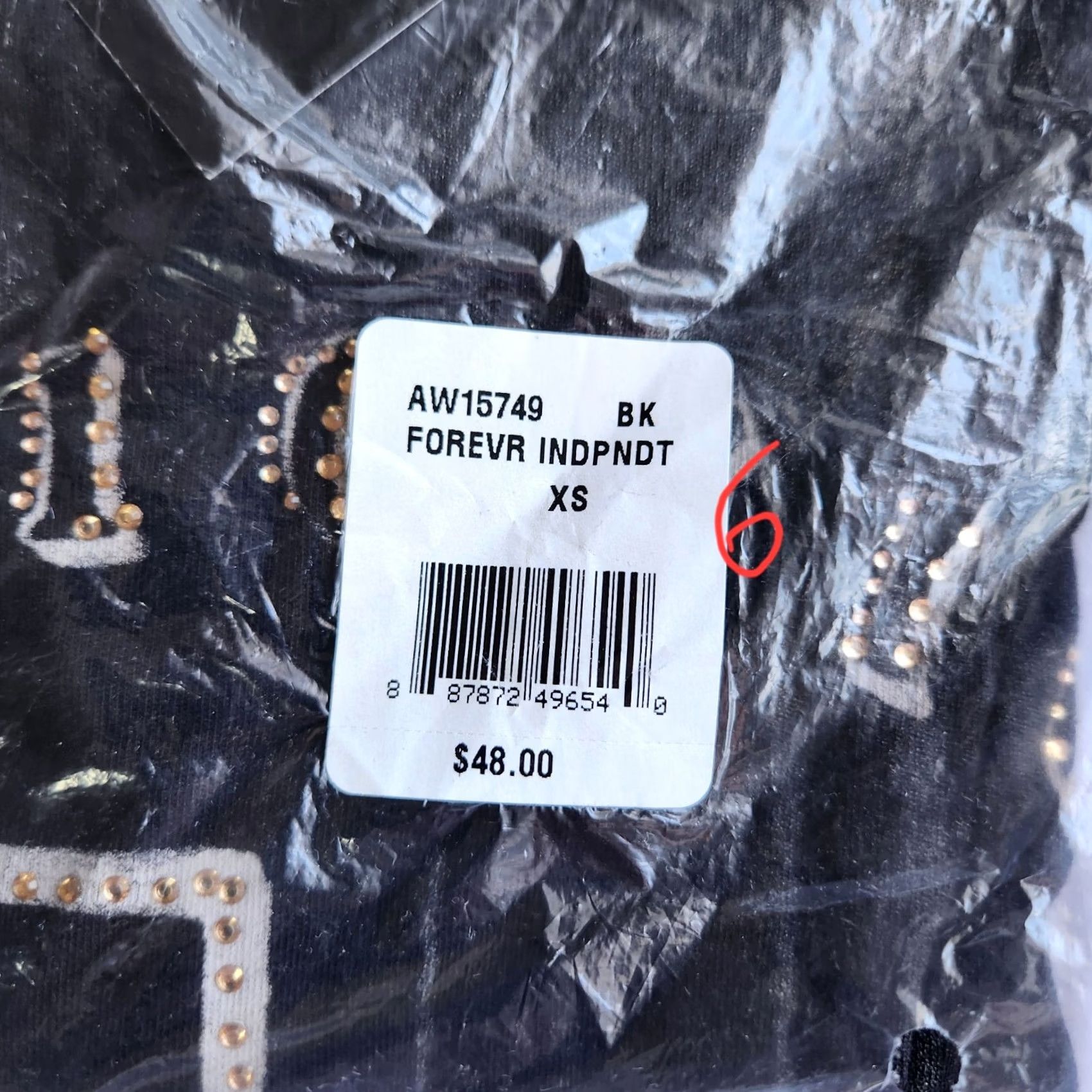 Affliction Affliction Forever Independent Texas Biker Y2K XS Black Studded Graphic Shirt Size XS / US 0-2 / IT 36-38 - 7 Thumbnail