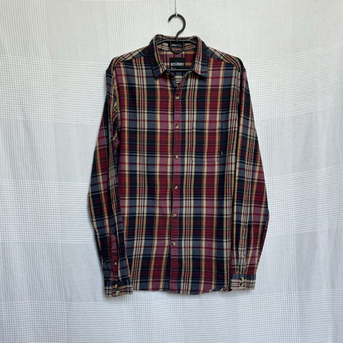 Stussy Stussy flannel shirt button up medium vintage rare street Size US M / EU 48-50 / 2 - 1 Thumbnail